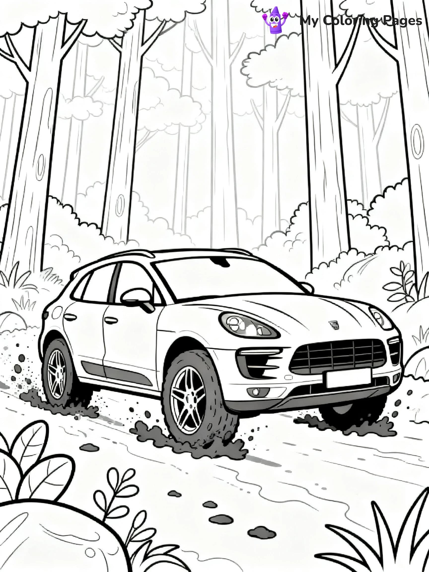 Porsche Coloring Pages - 6