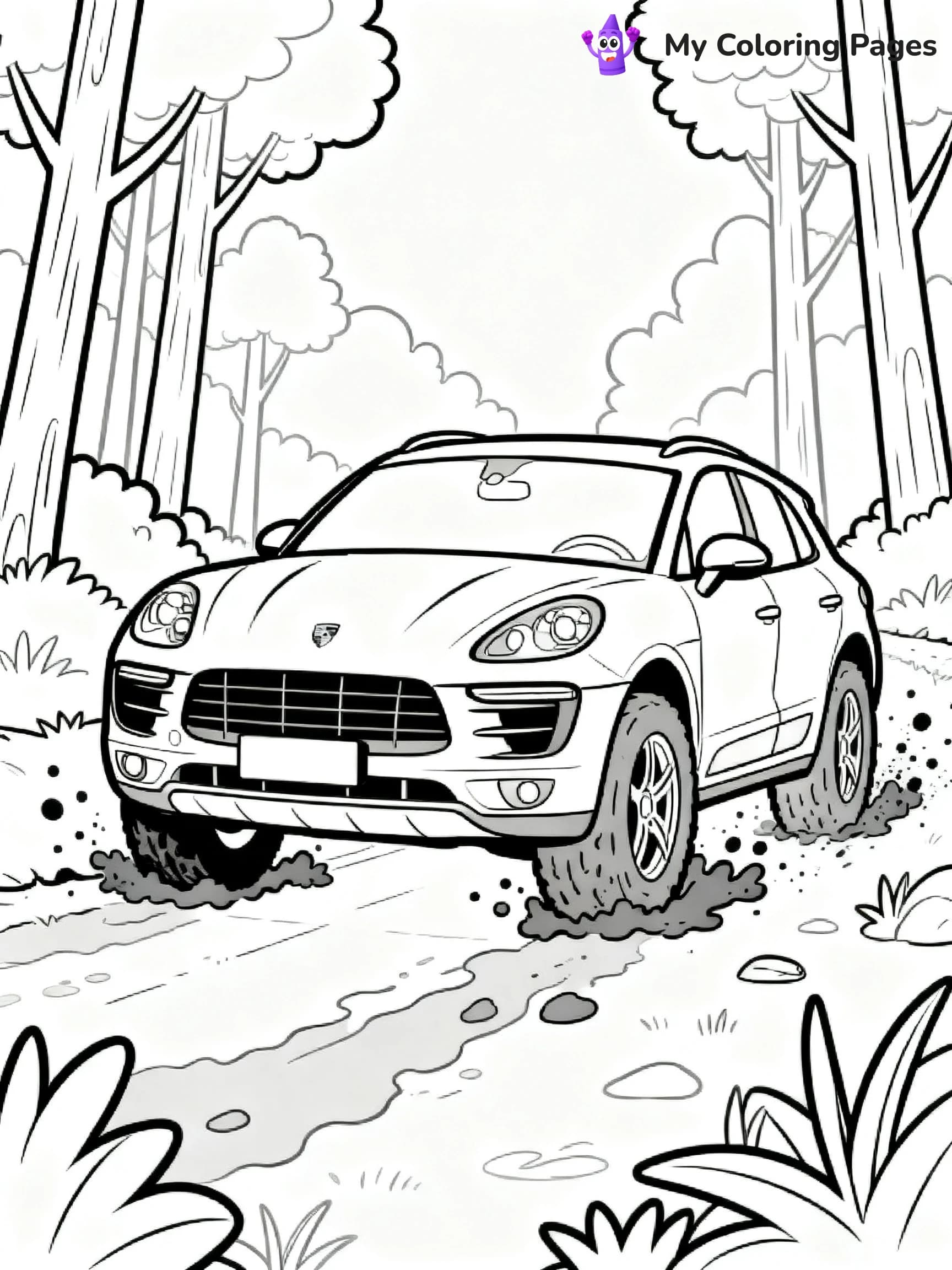 Porsche Coloring Pages - 4
