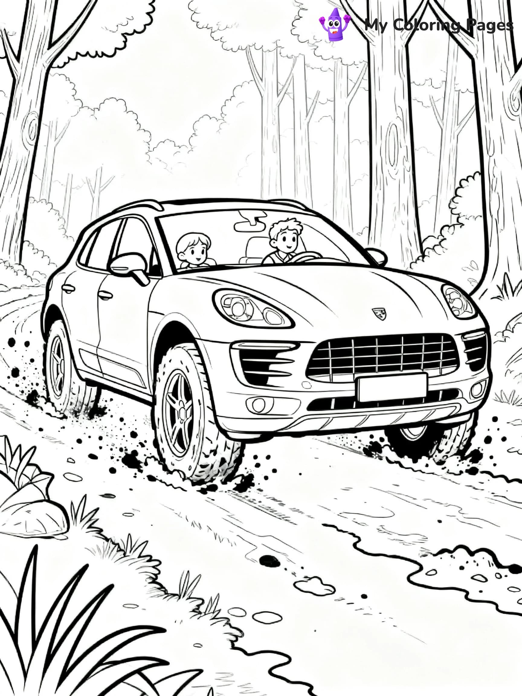 Porsche Coloring Pages - 3
