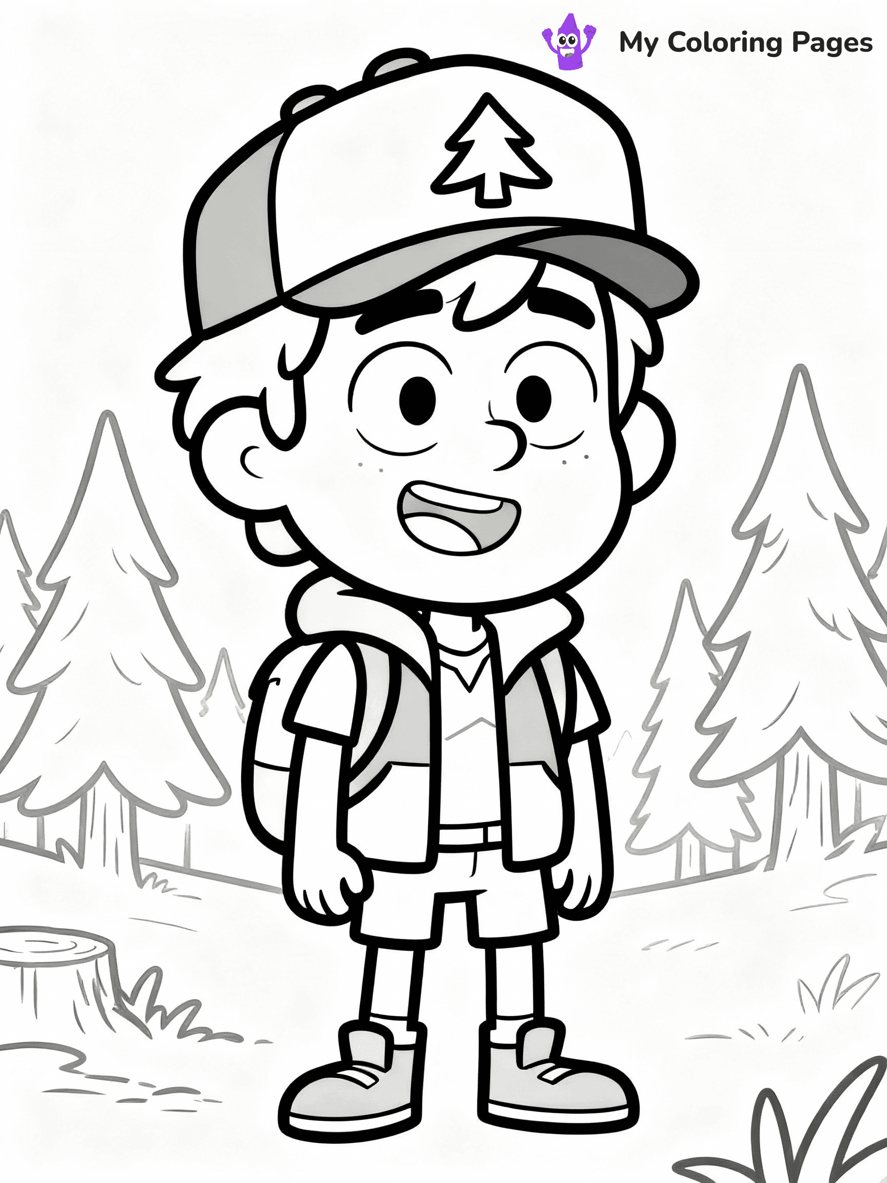 Gravity Falls Coloring Pages - 2