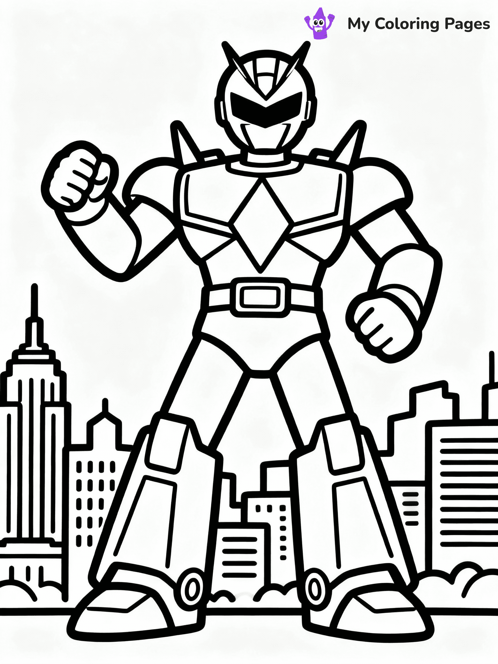 Power Rangers Coloring Pages - 25