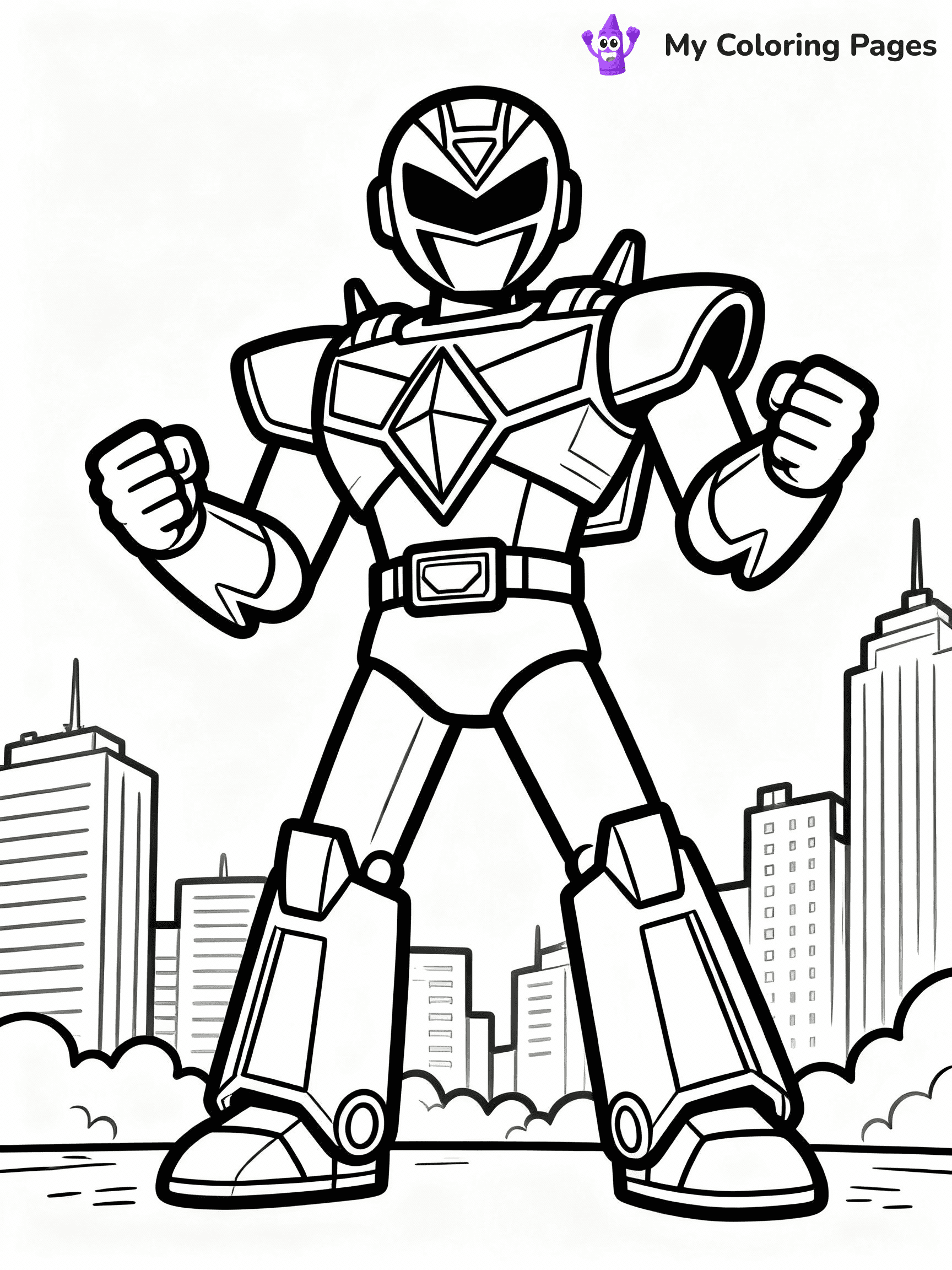 Power Rangers Coloring Pages - 24