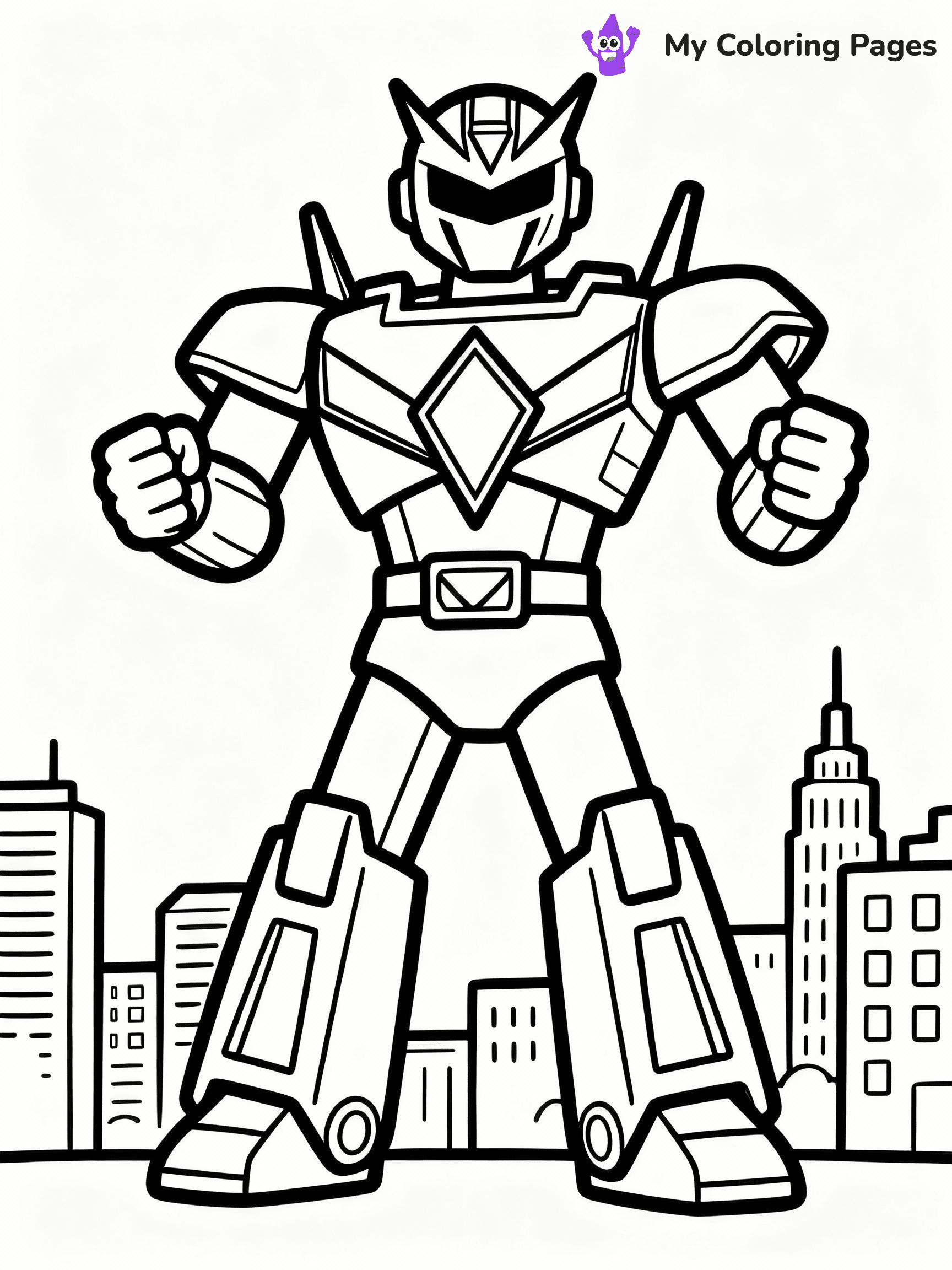 Power Rangers Coloring Pages - 23