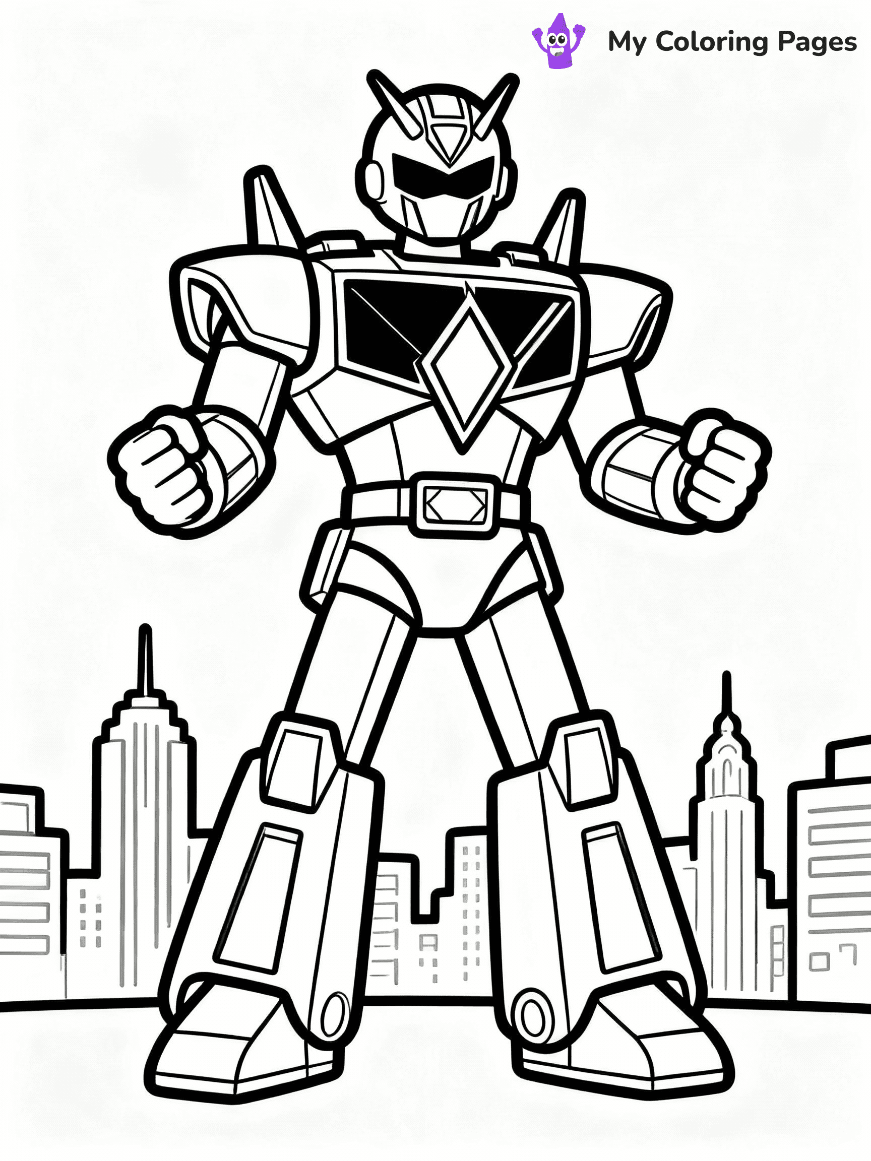 Power Rangers Coloring Pages - 22