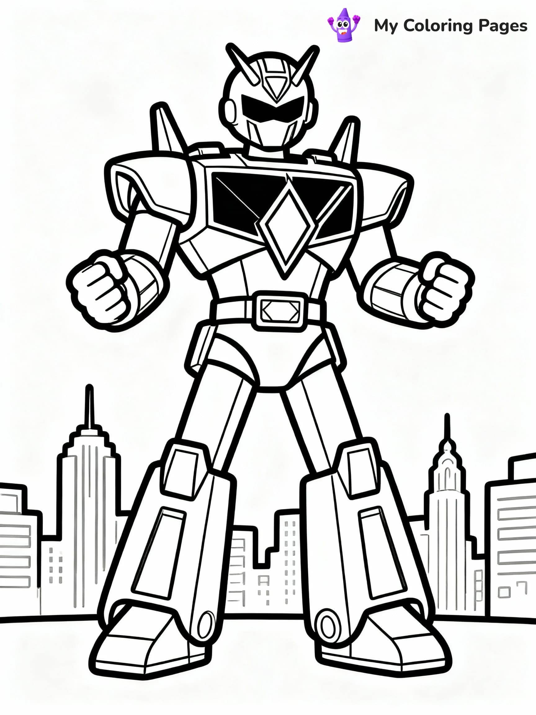 Power Rangers Coloring Pages - 22