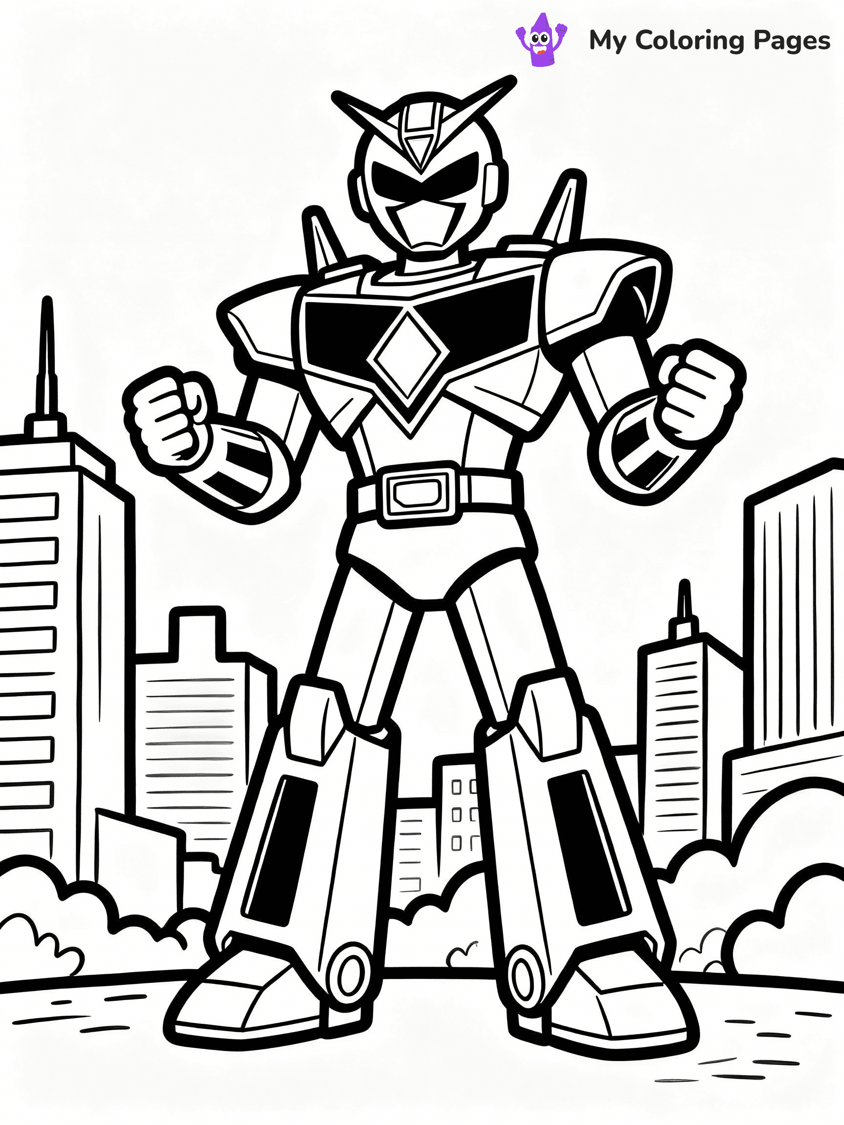 Power Rangers Coloring Pages - 21