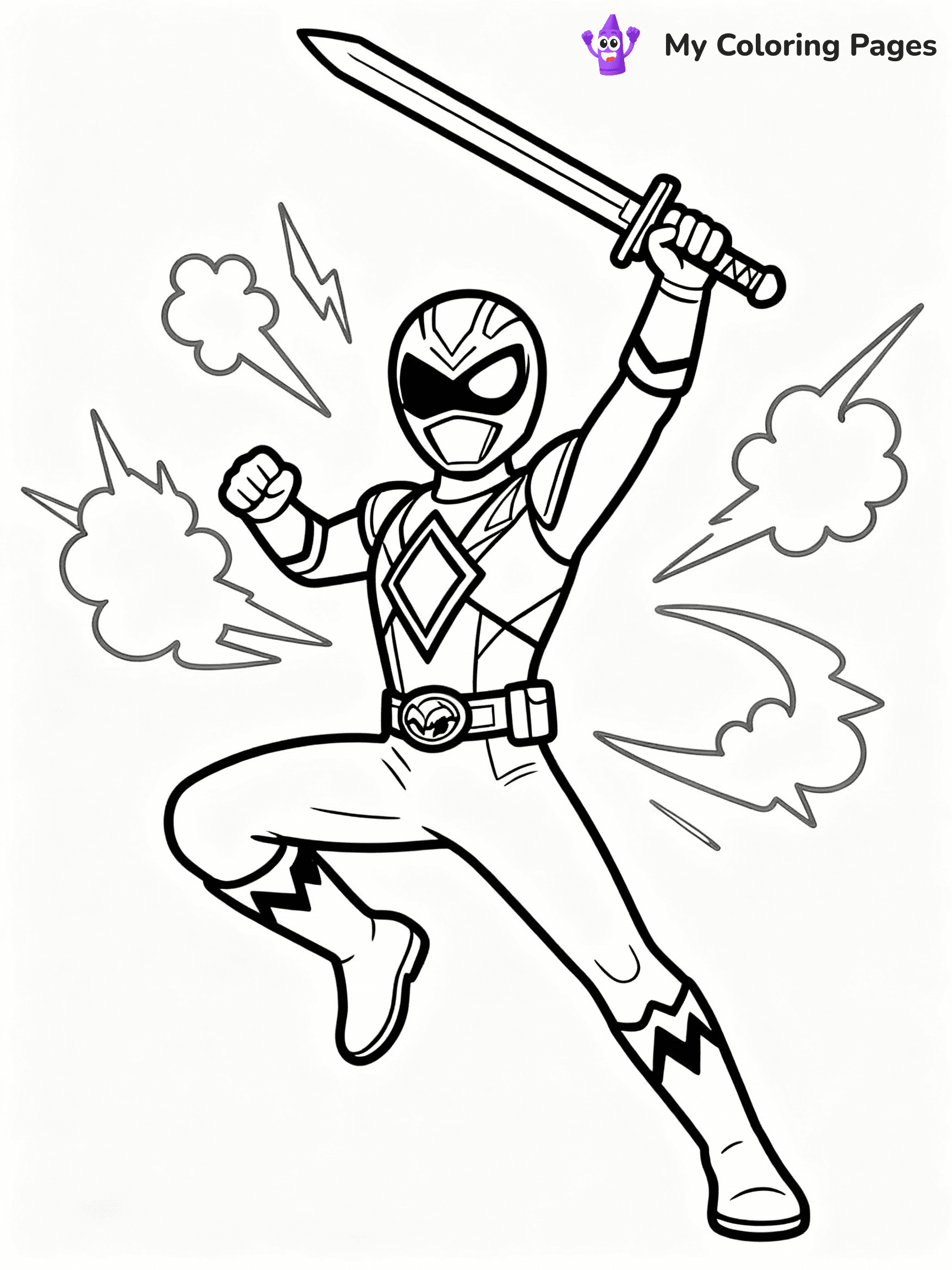 Power Rangers Coloring Pages - 20
