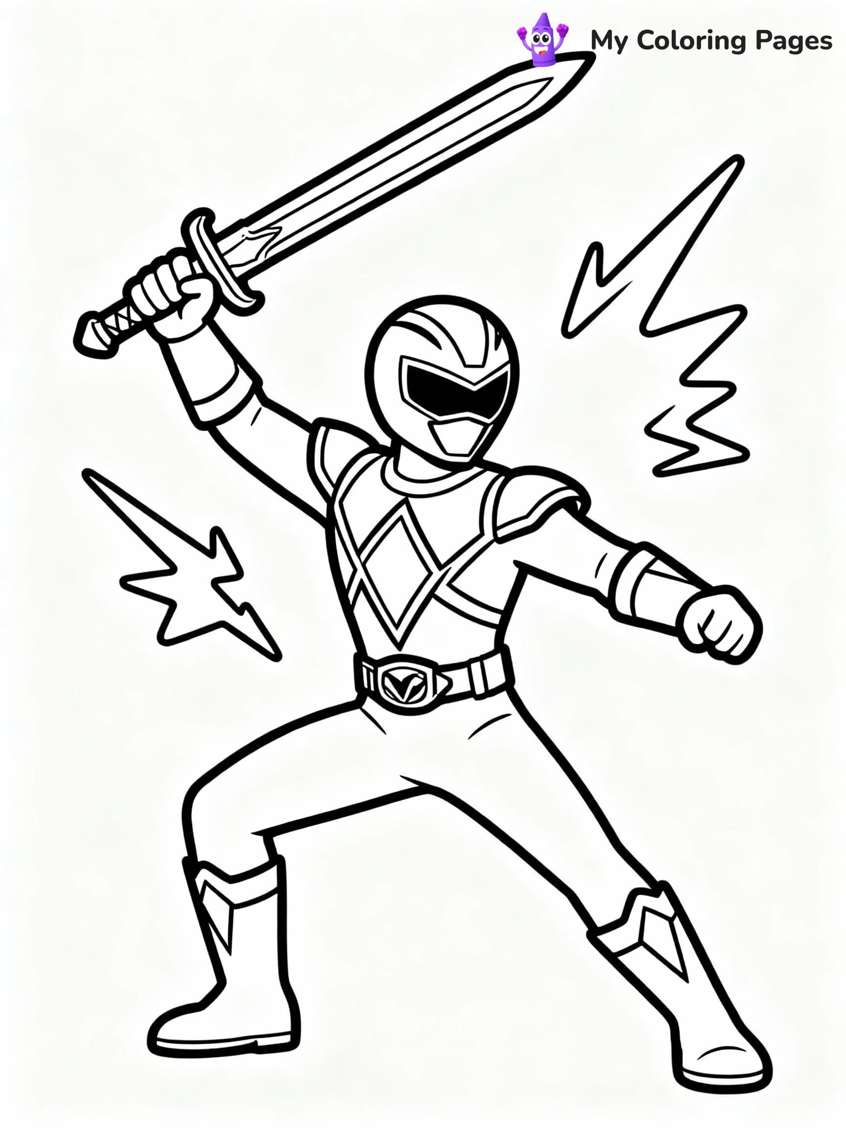 Power Rangers Coloring Pages - 19