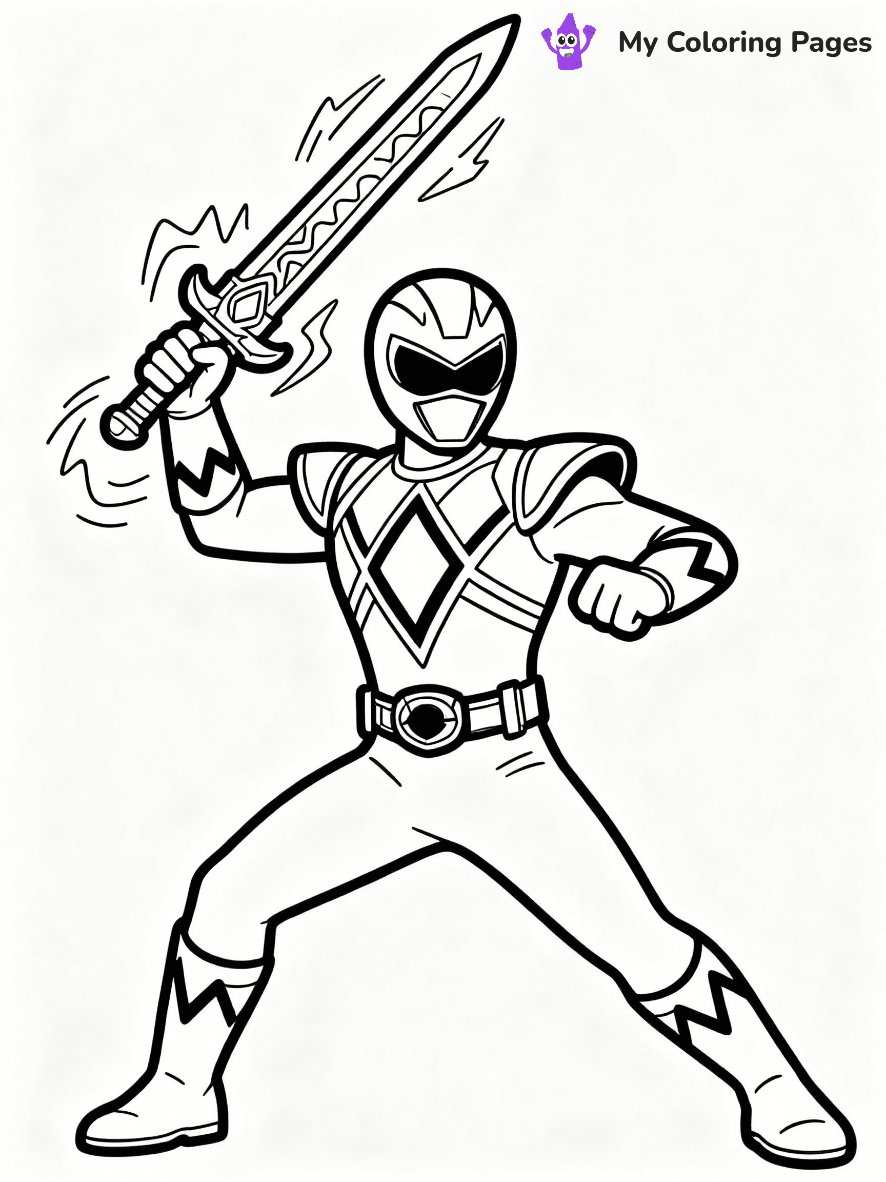 Power Rangers Coloring Pages - 18