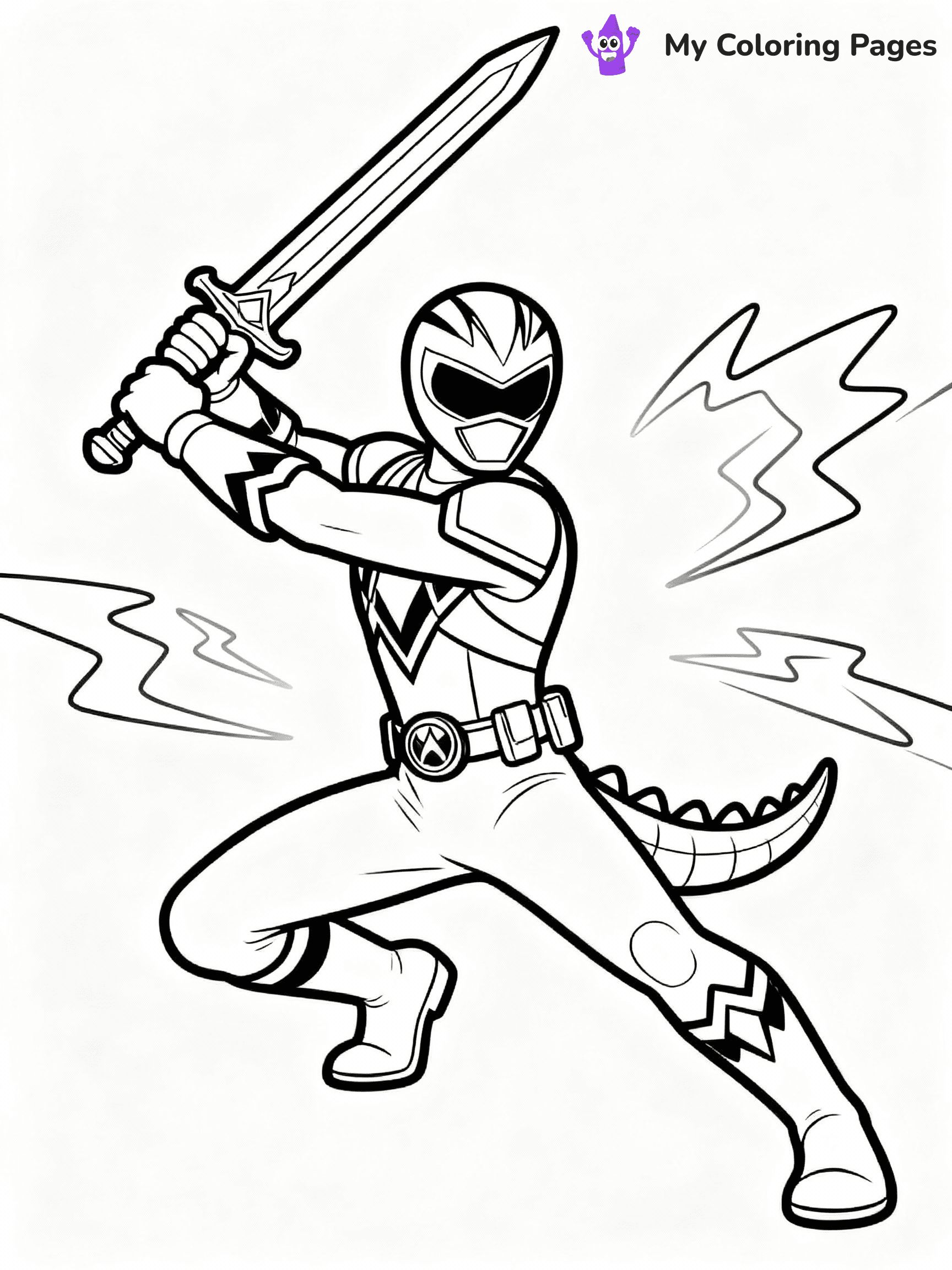 Power Rangers Coloring Pages - 17