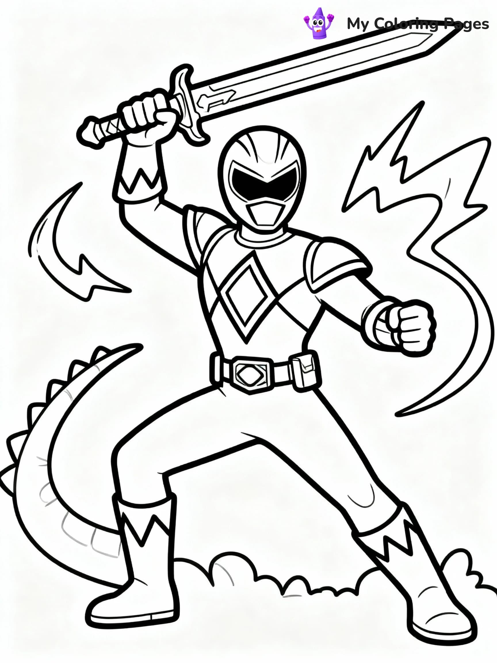 Power Rangers Coloring Pages - 16