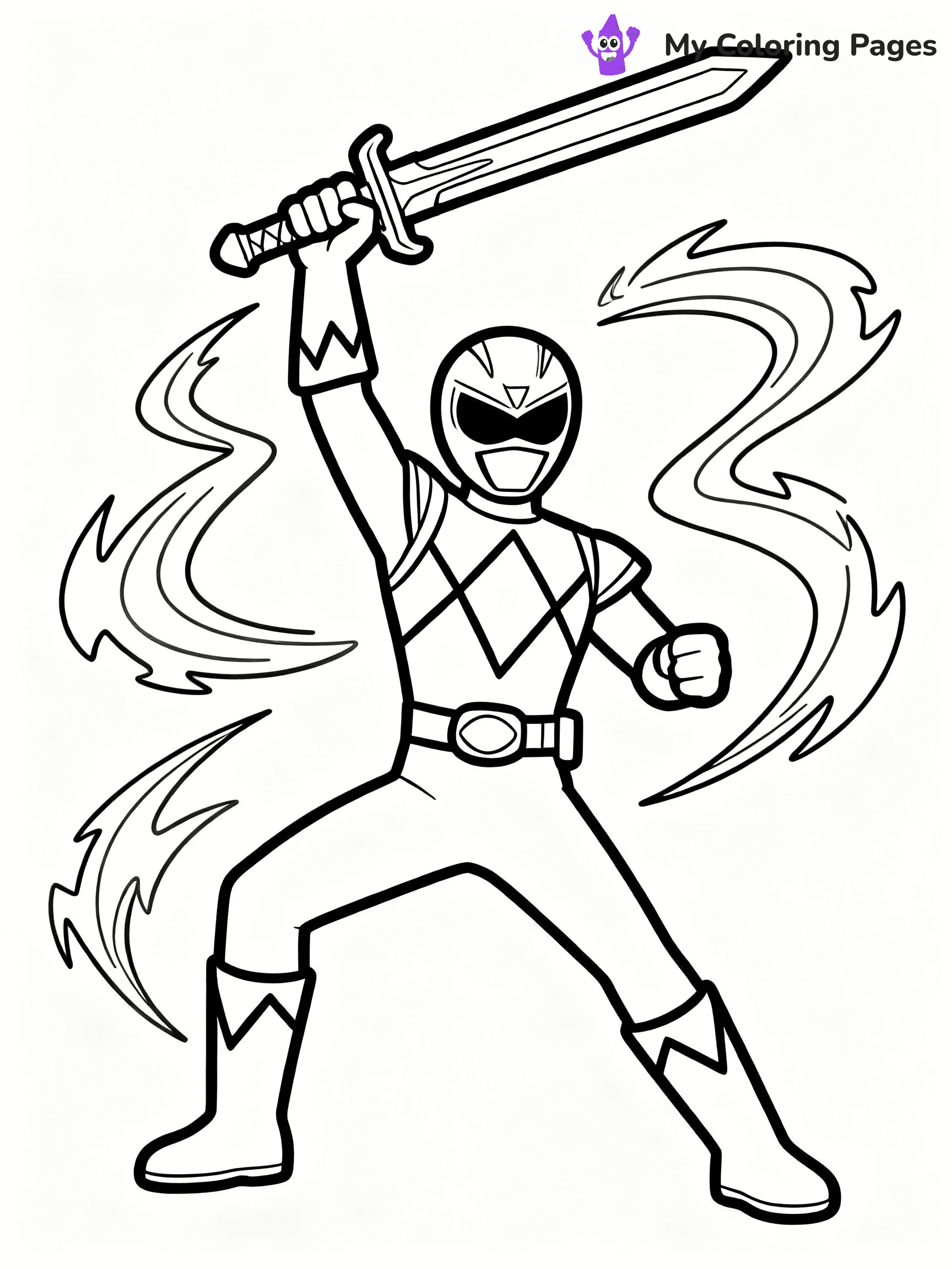 Power Rangers Coloring Pages - 15