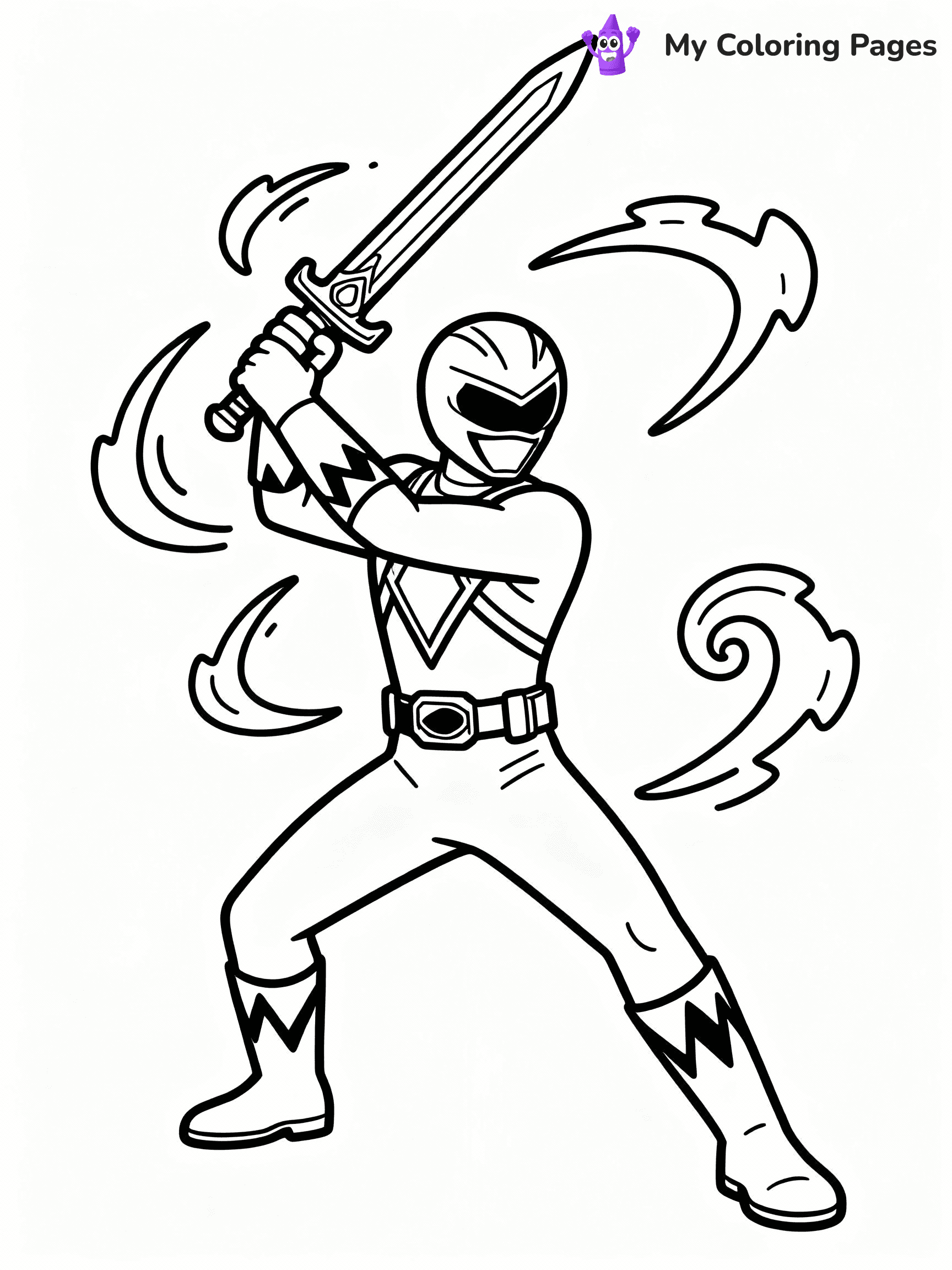Power Rangers Coloring Pages - 14