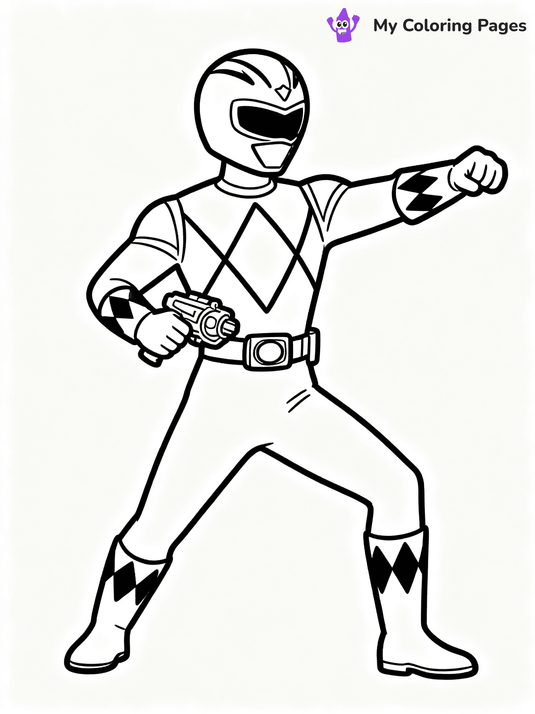 Power Rangers Coloring Pages - 13