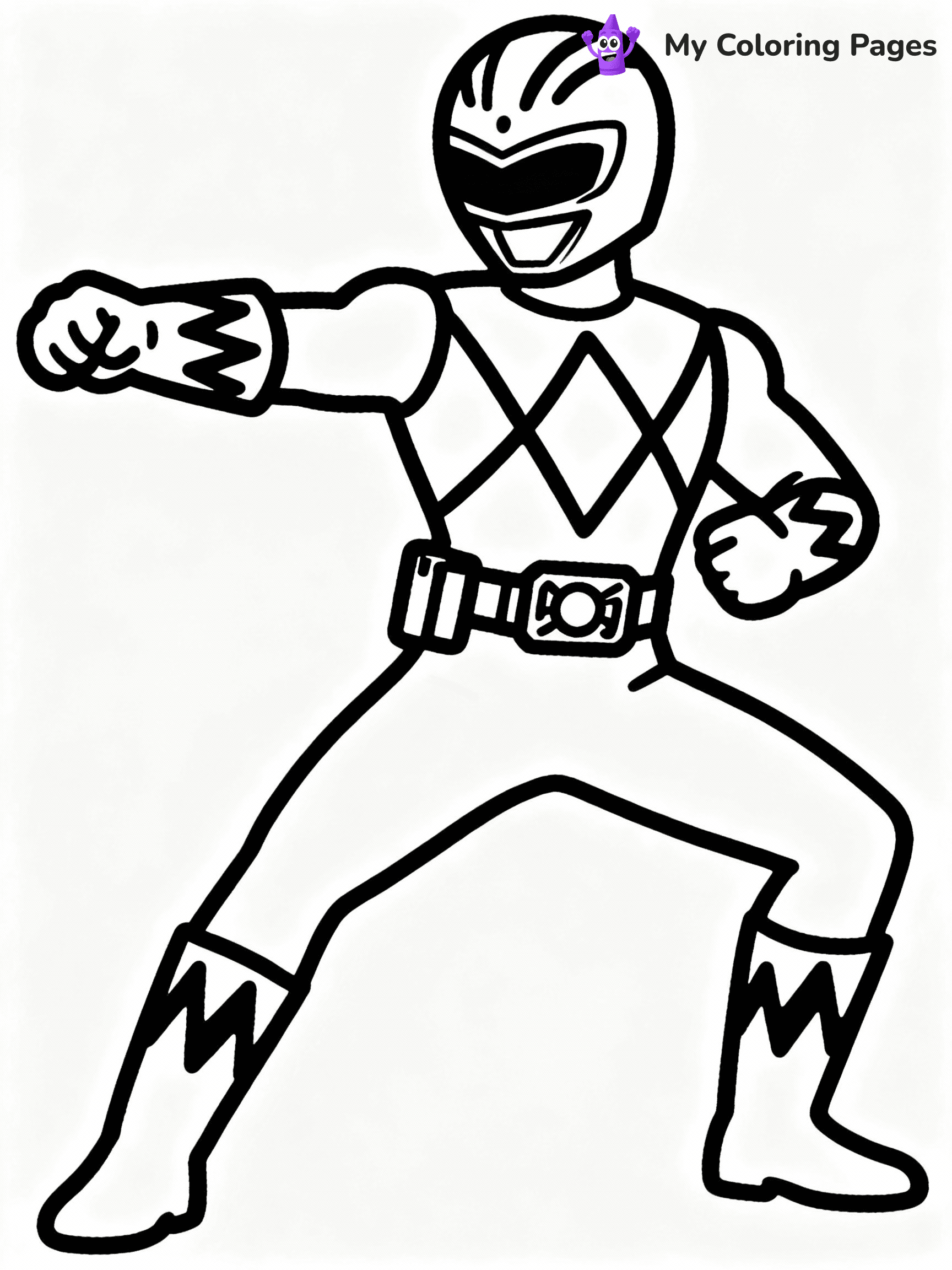 Power Rangers Coloring Pages - 12