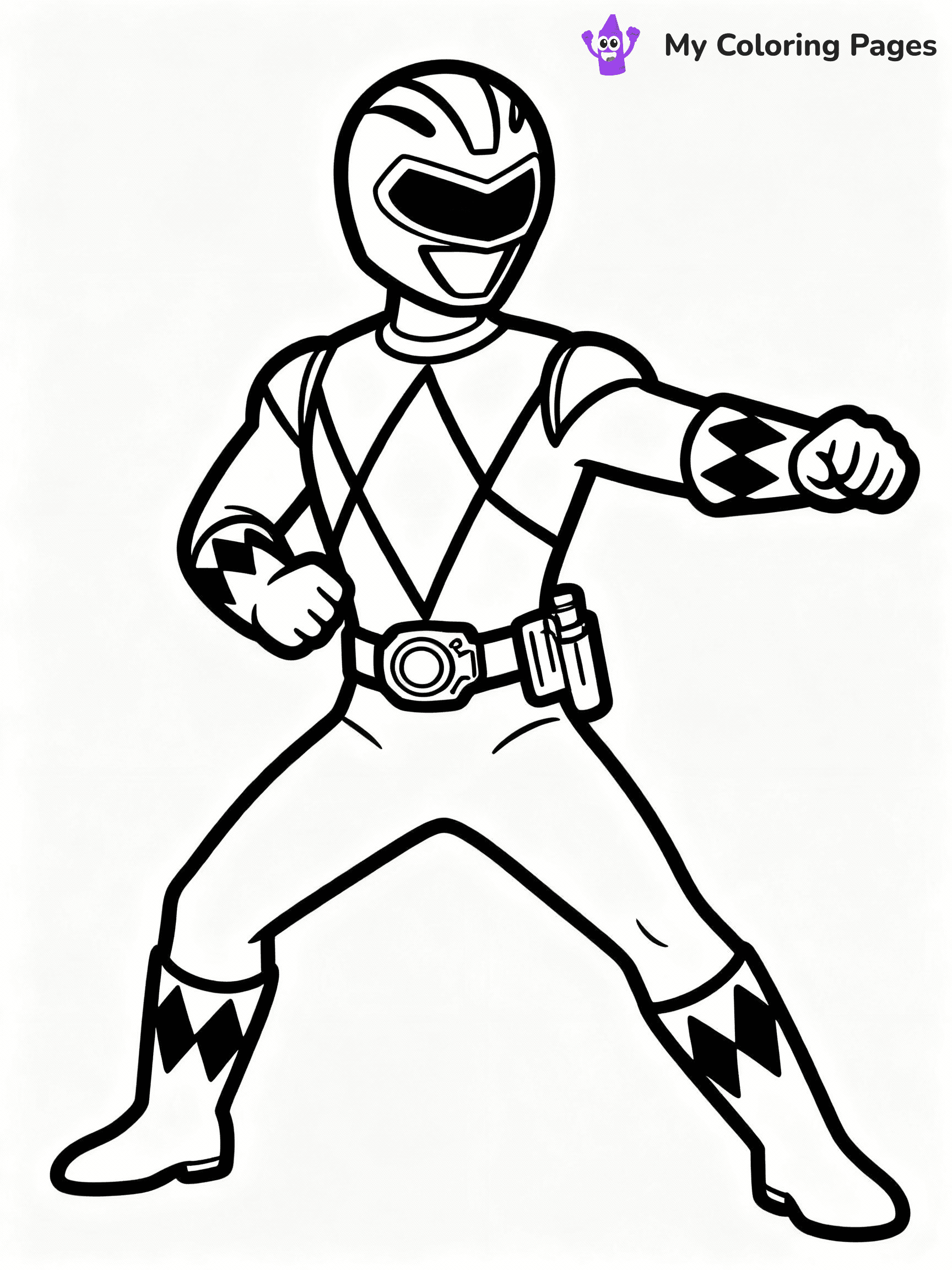 Power Rangers Coloring Pages - 11