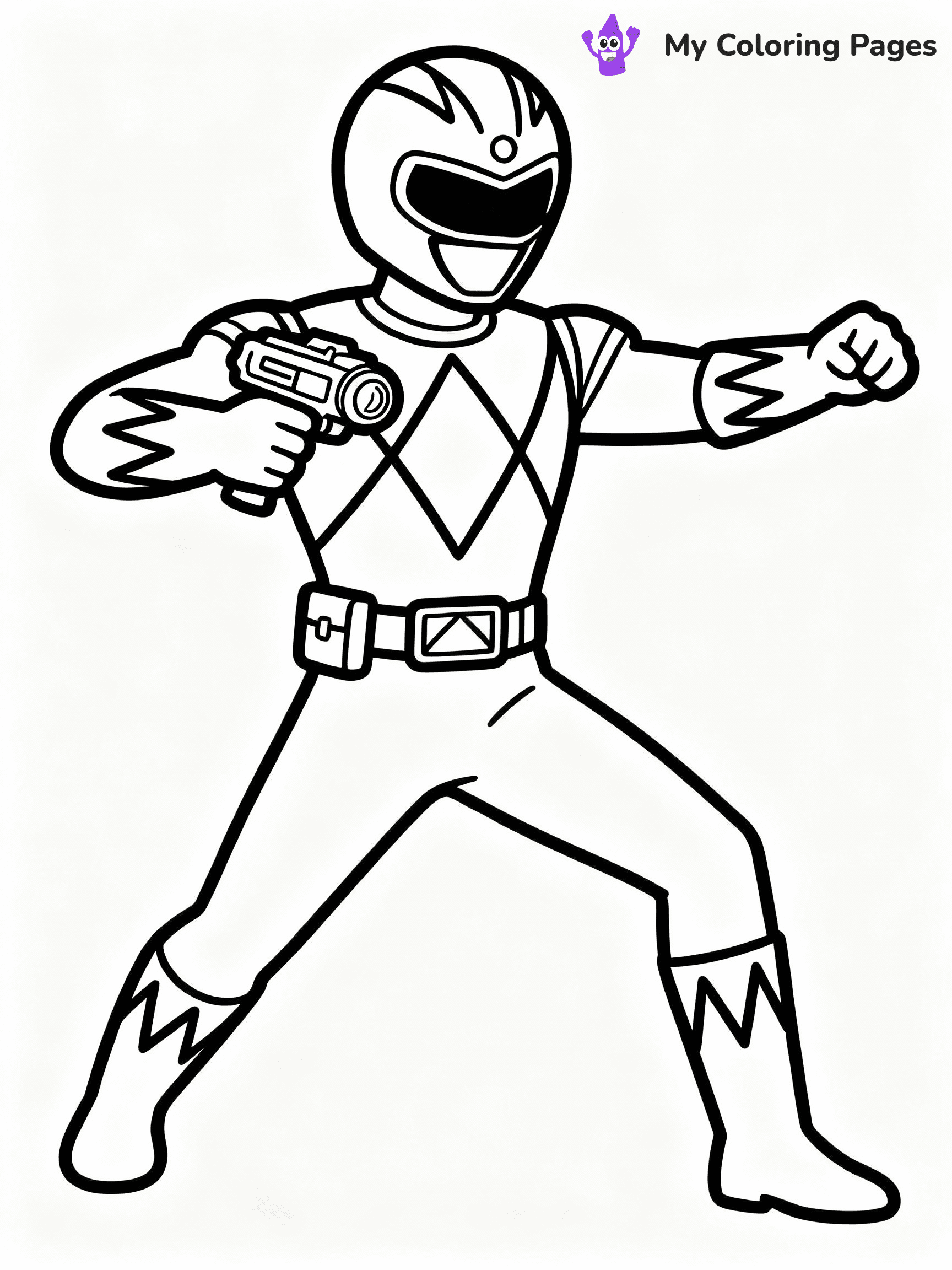 Power Rangers Coloring Pages - 10