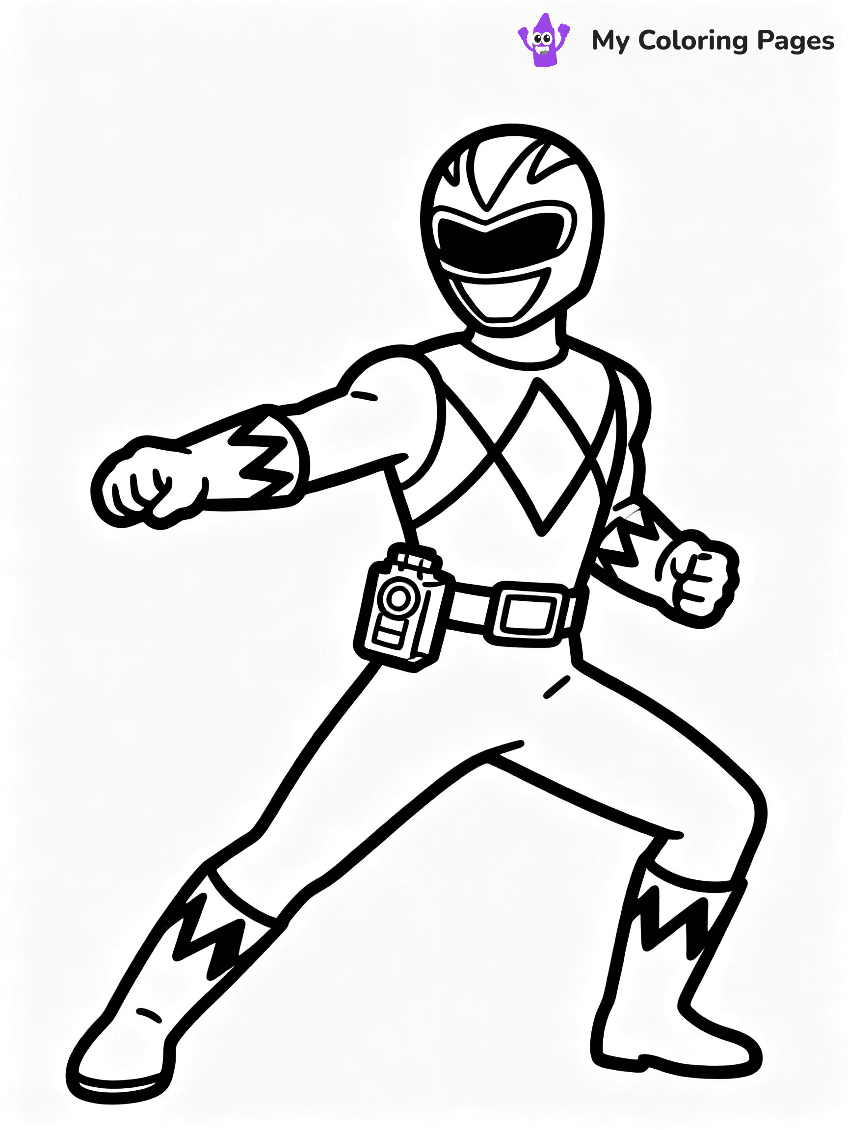 Power Rangers Coloring Pages - 9
