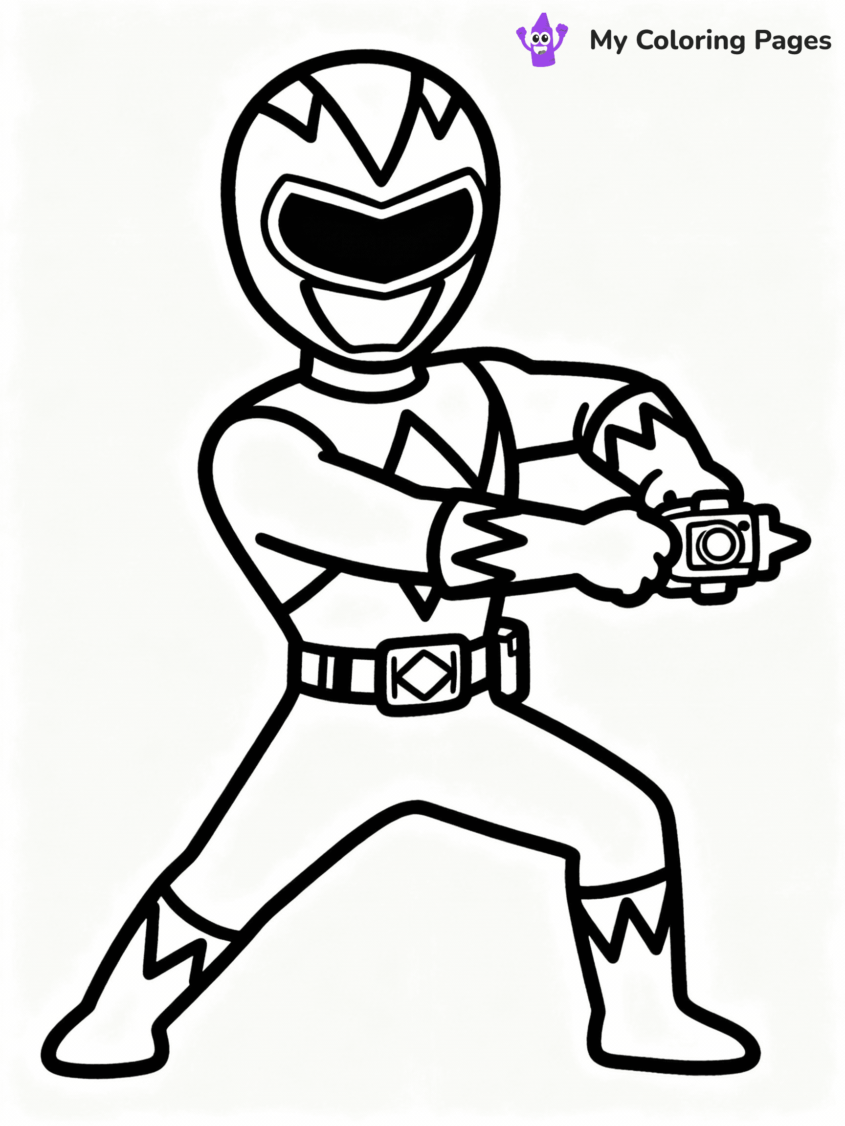Power Rangers Coloring Pages - 7