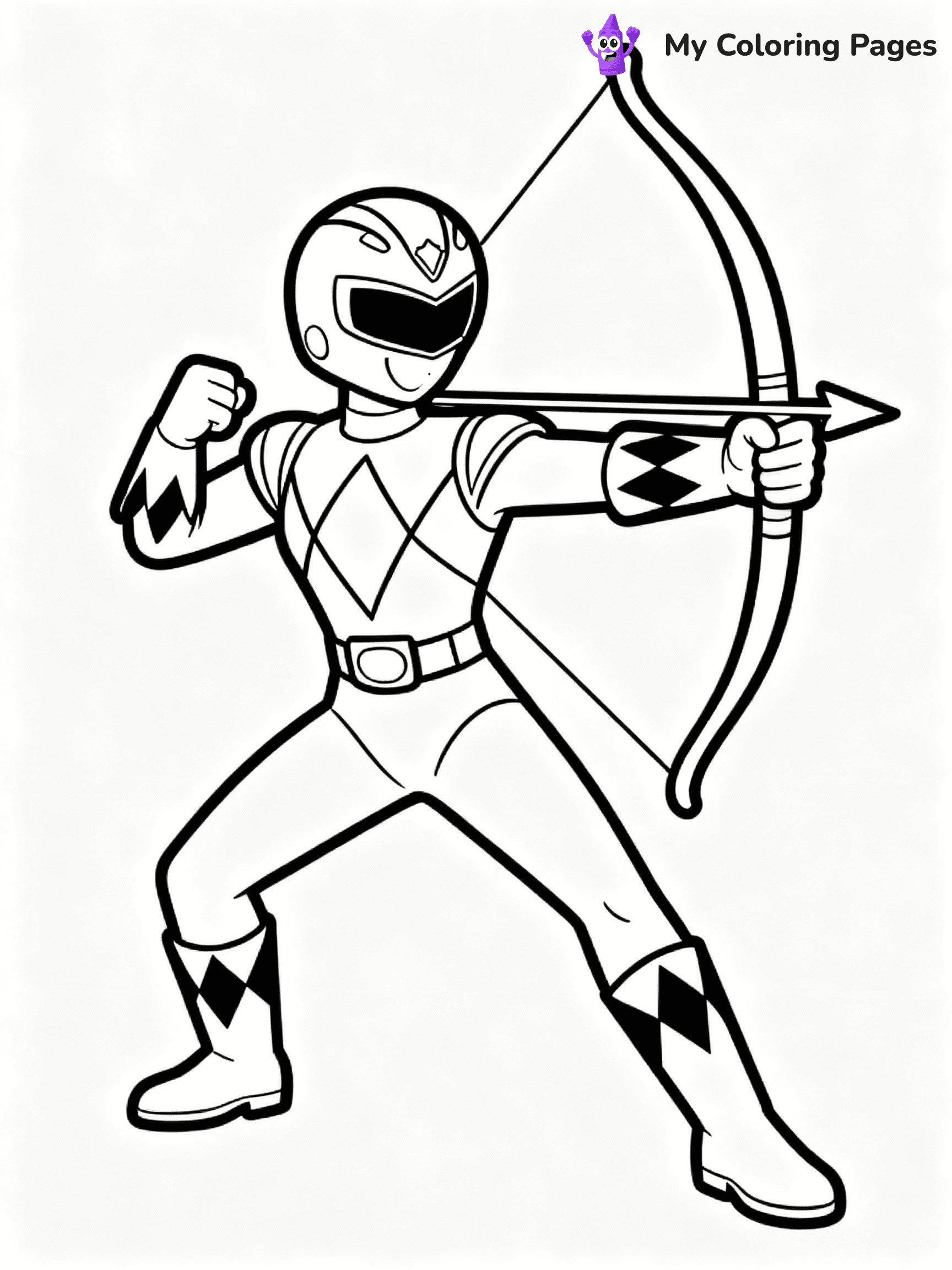 Power Rangers Coloring Pages - 1