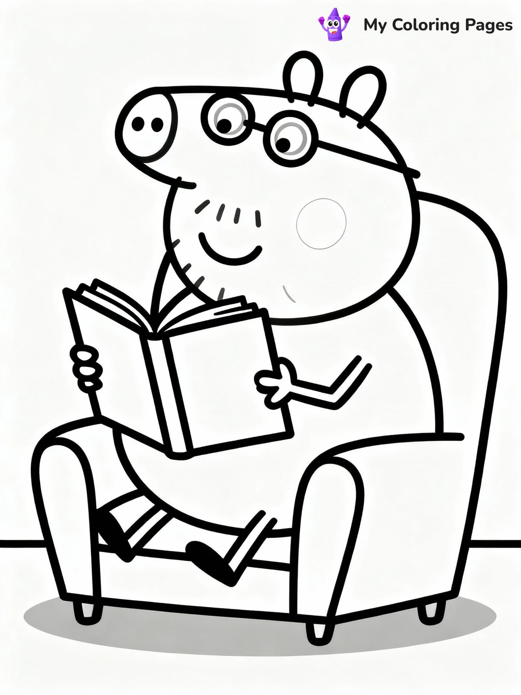 Peppa Pig Coloring Pages - 19