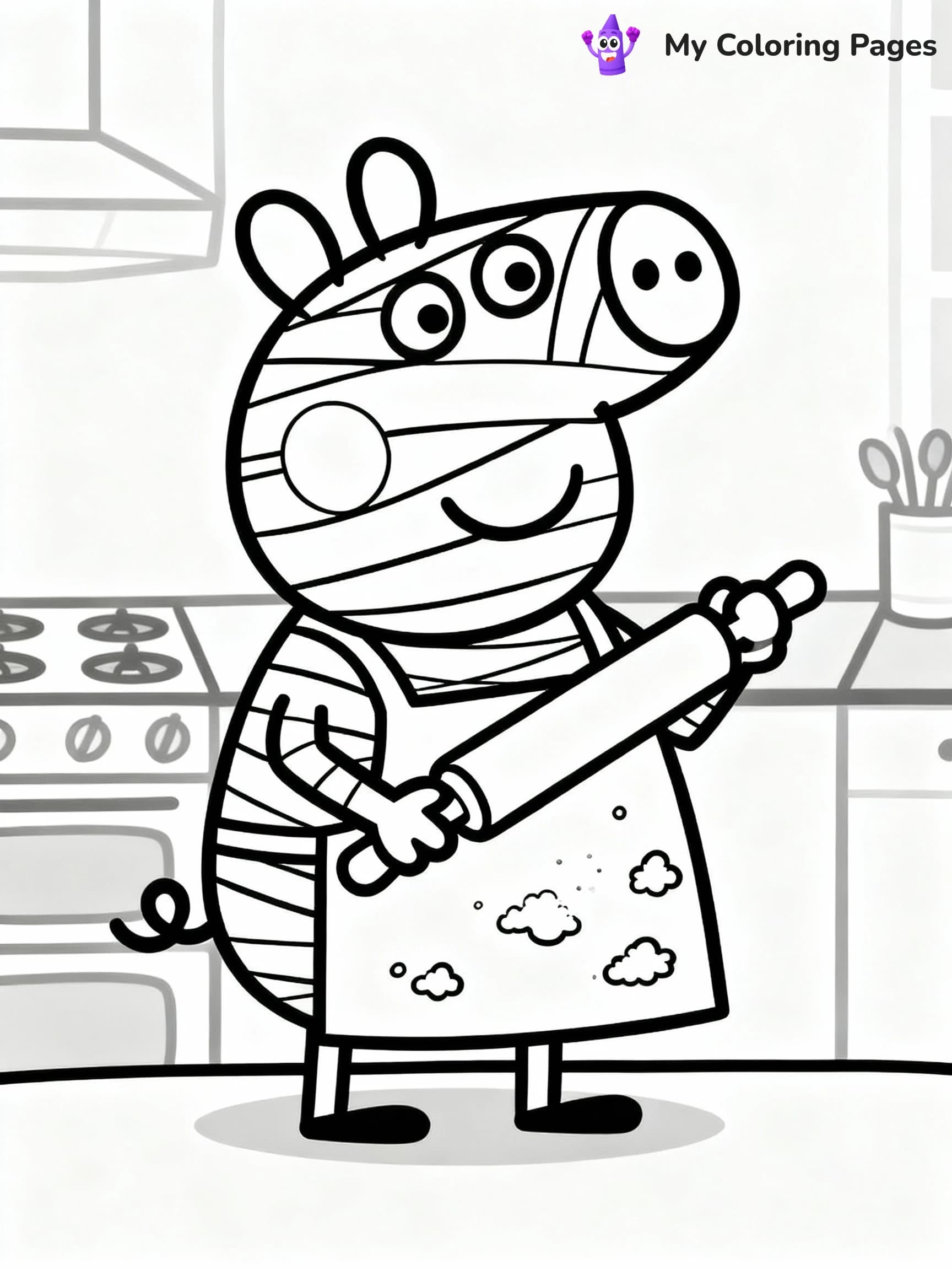 Peppa Pig Coloring Pages - 17