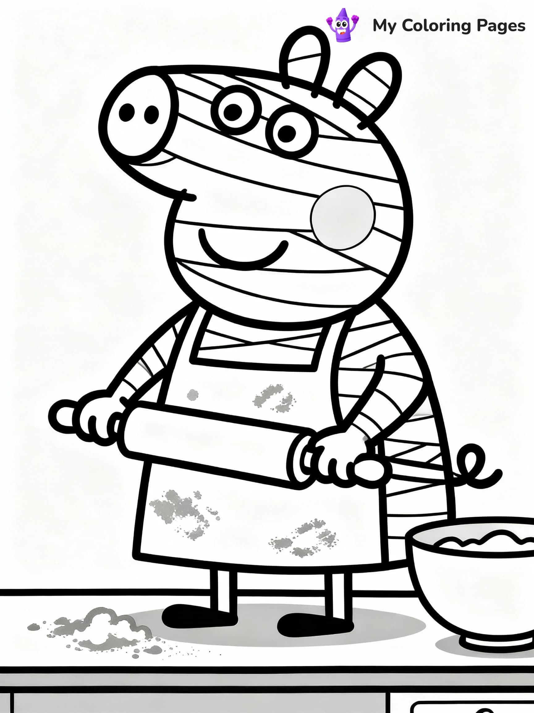 Peppa Pig Coloring Pages - 16