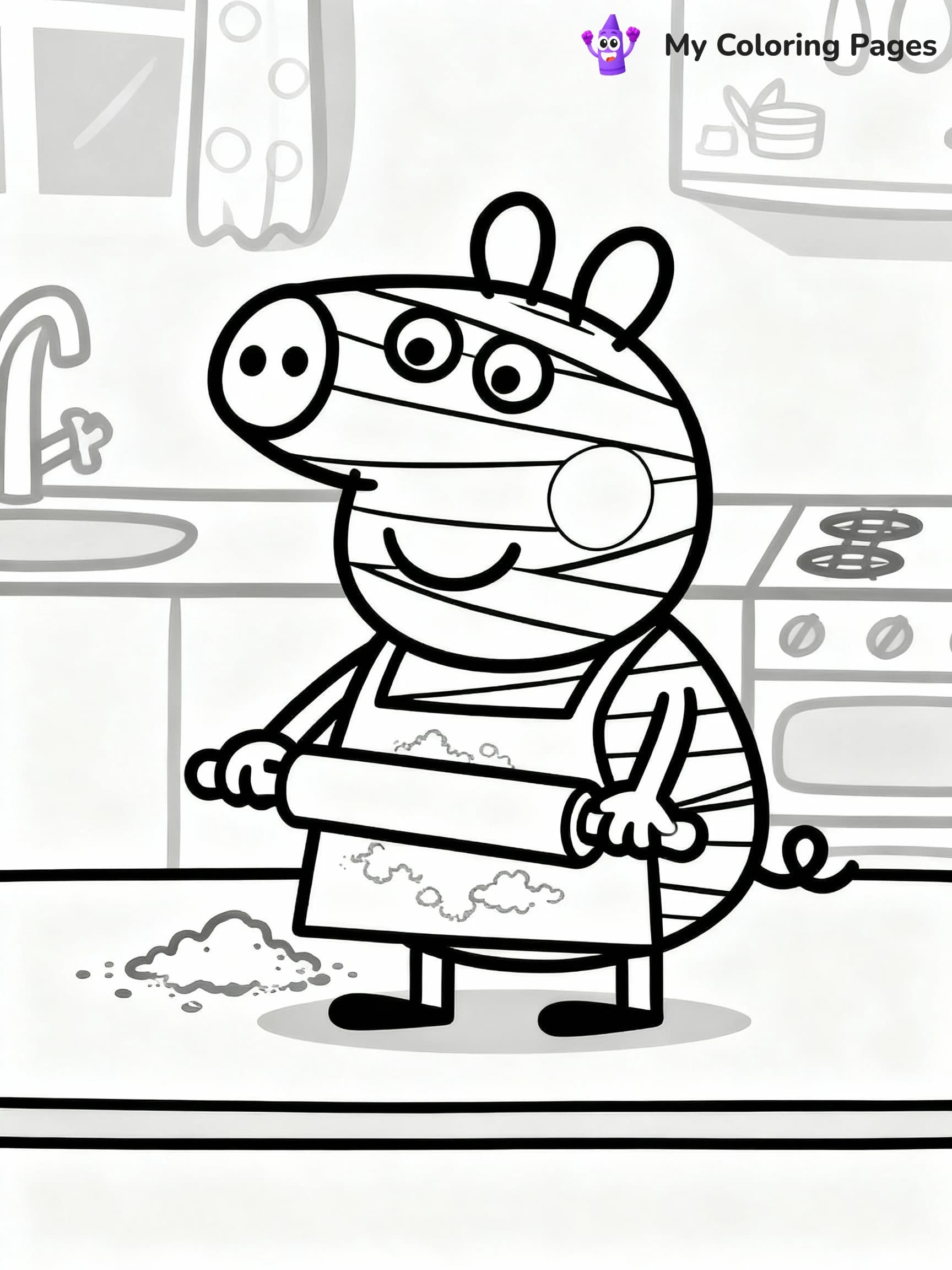 Peppa Pig Coloring Pages - 14