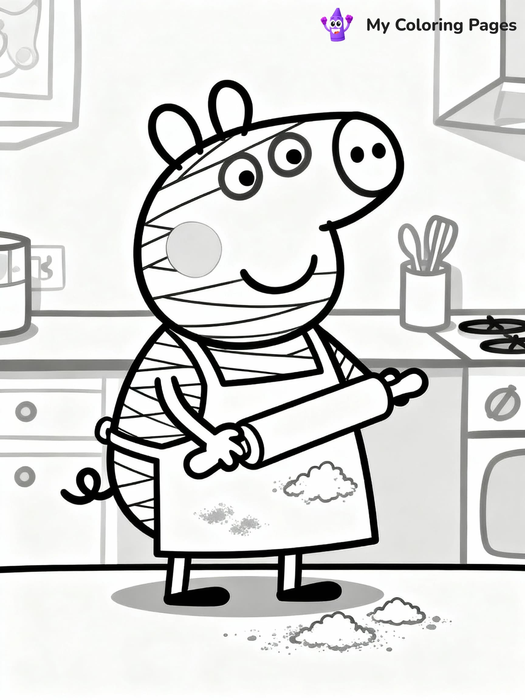 Peppa Pig Coloring Pages - 13