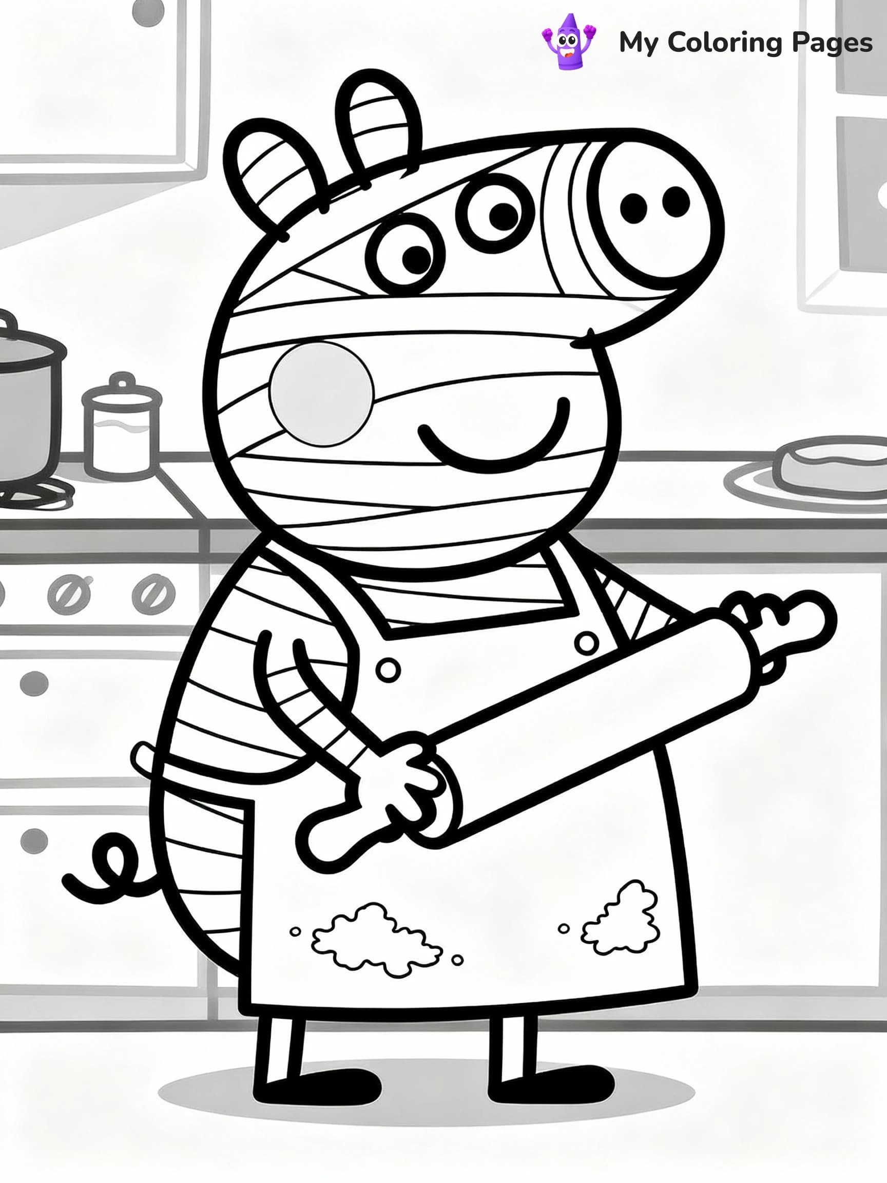Peppa Pig Coloring Pages - 12