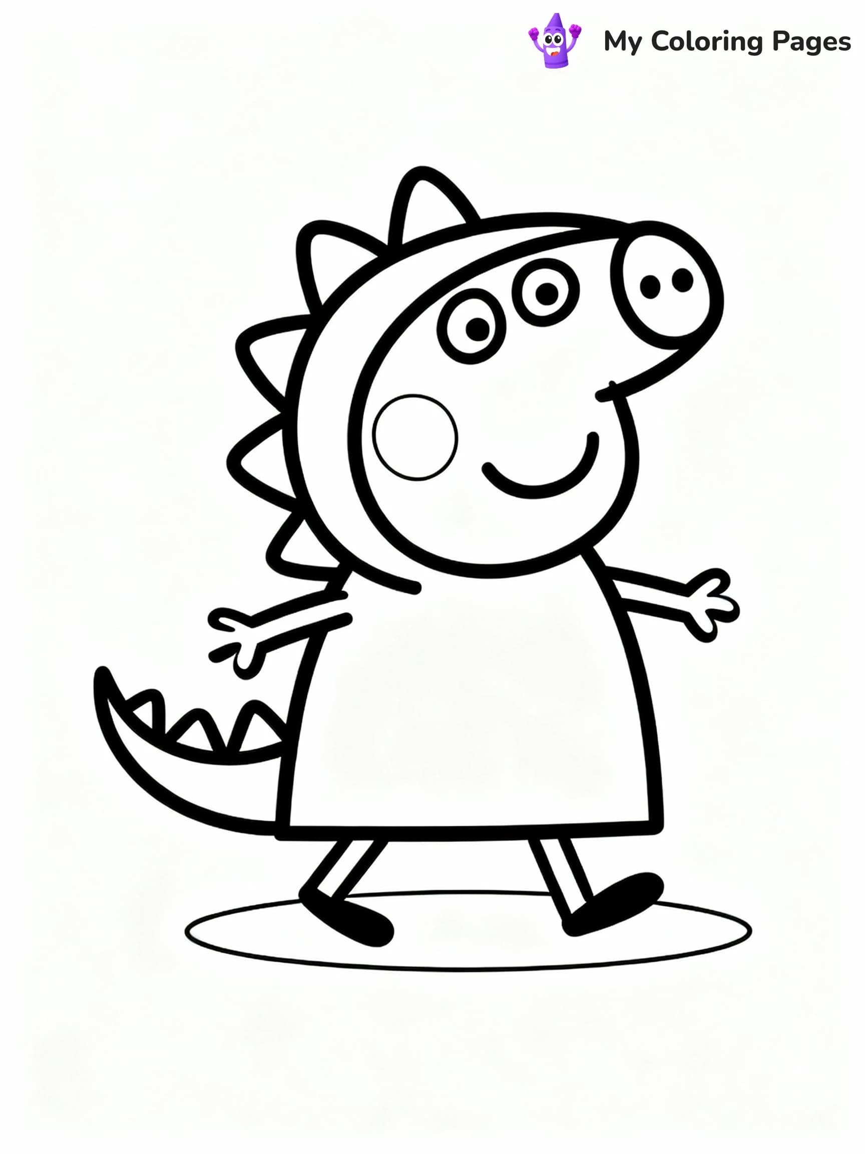 Peppa Pig Coloring Pages - 9