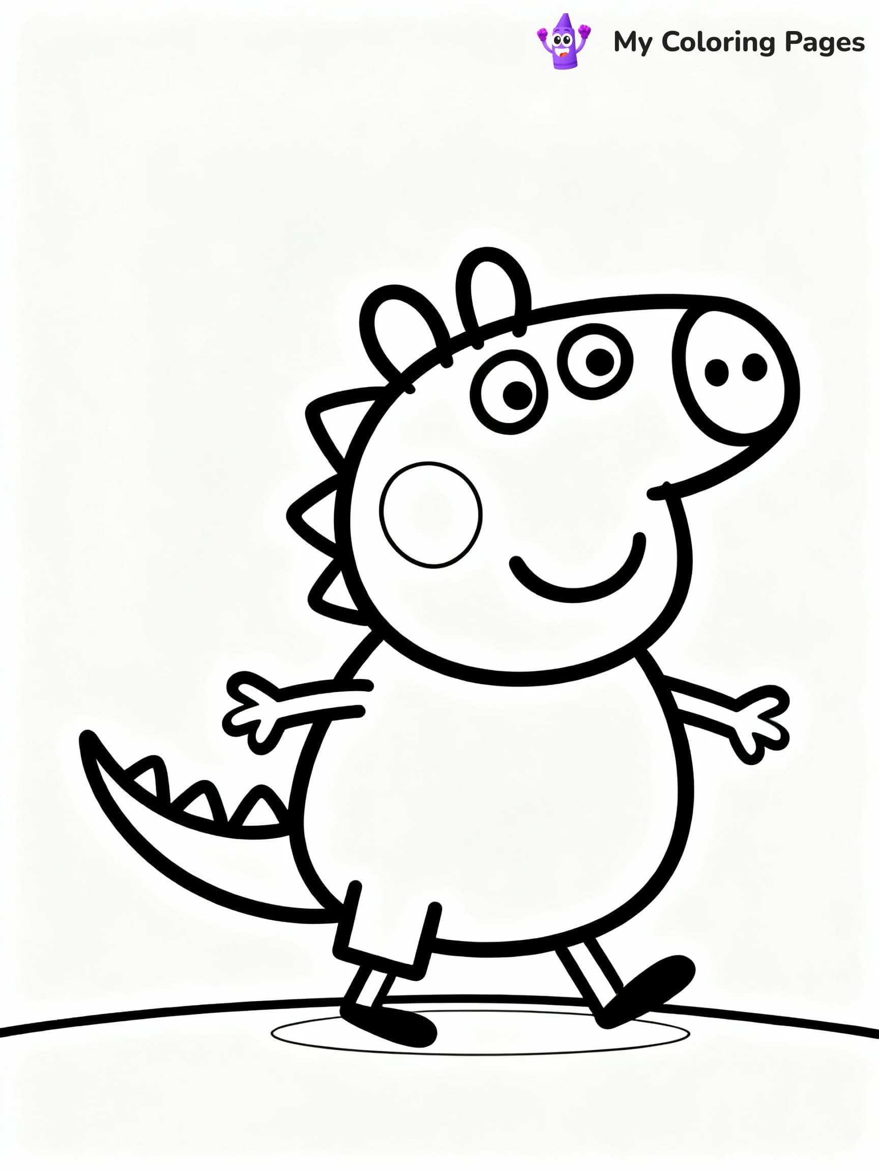 Peppa Pig Coloring Pages - 7