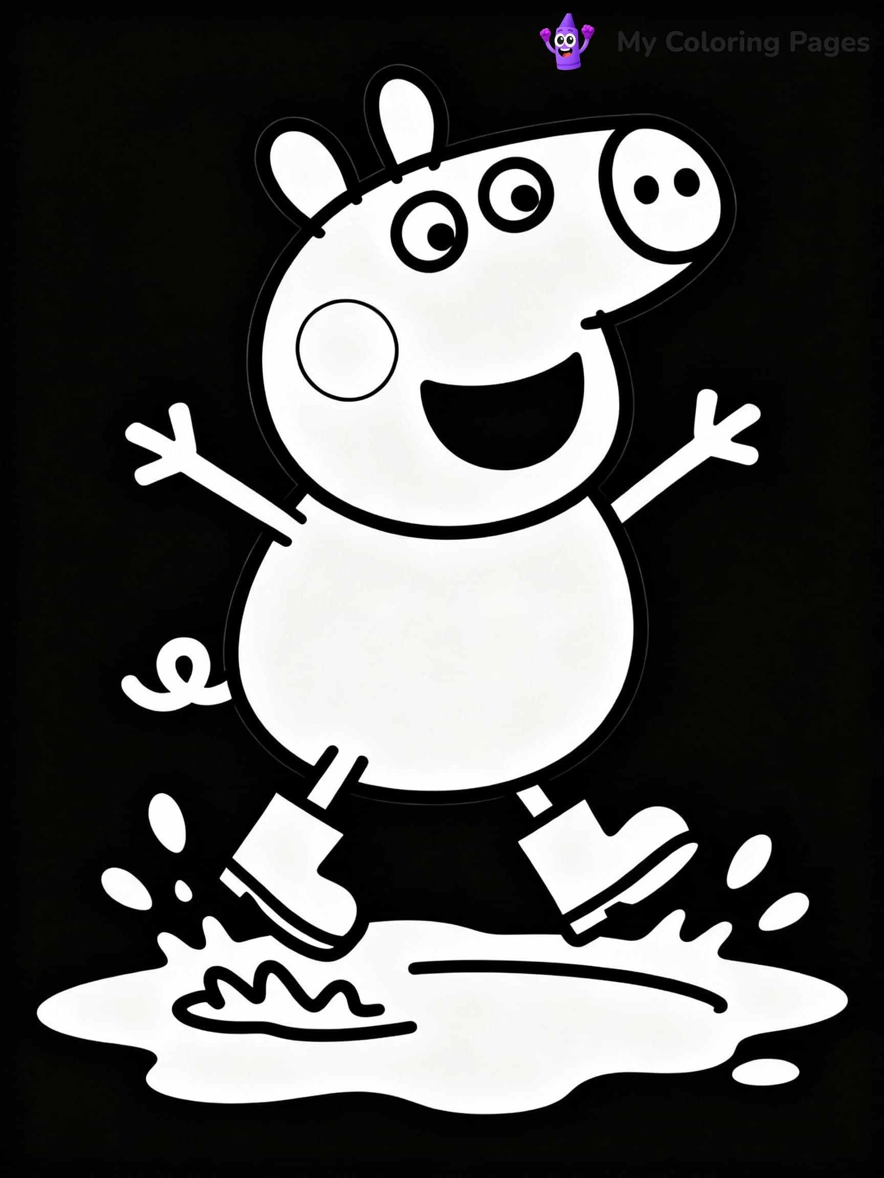 Peppa Pig Coloring Pages - 5