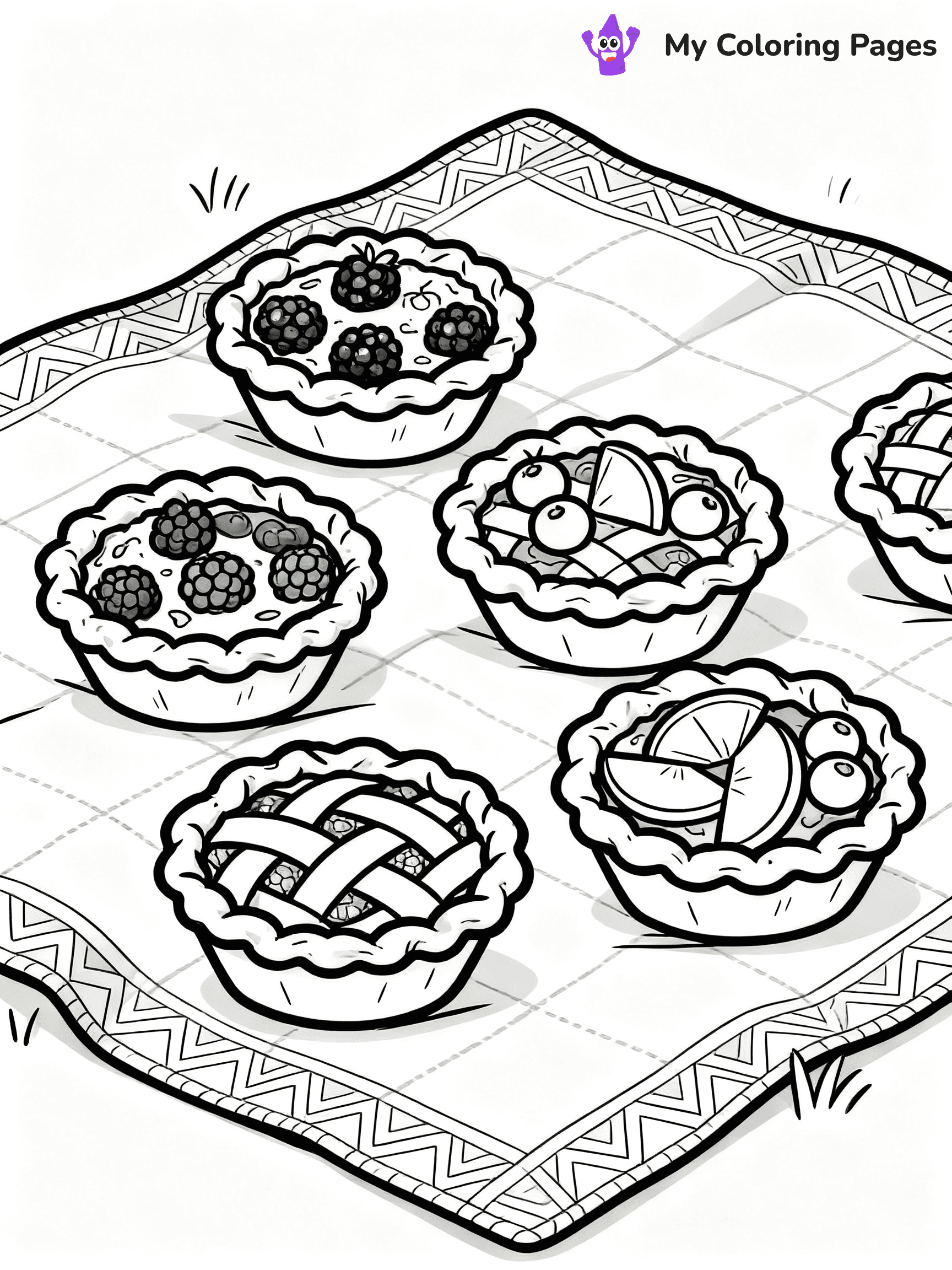 Pie Coloring Pages - 84