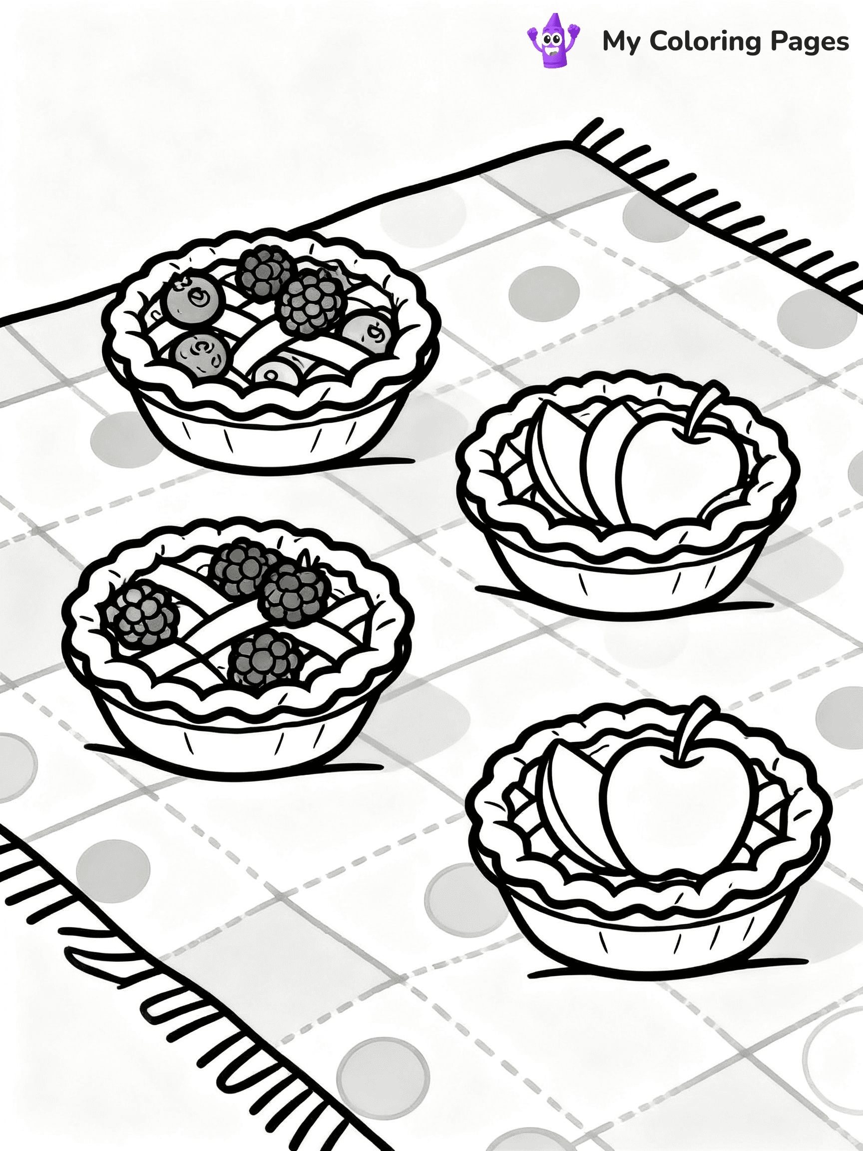 Pie Coloring Pages - 82