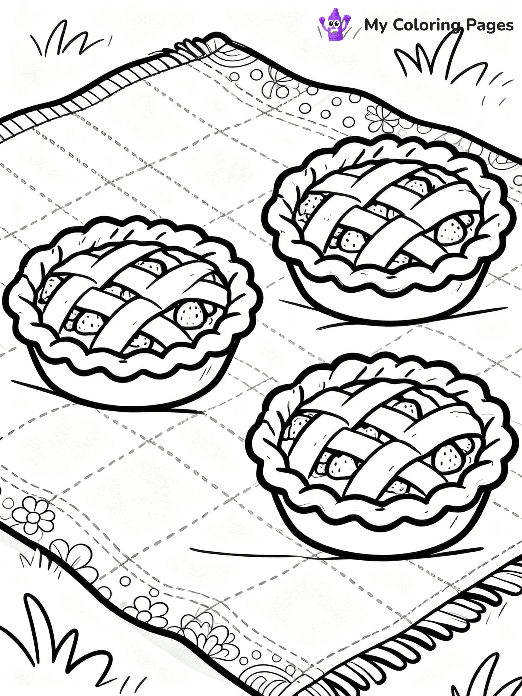 Pie Coloring Pages - 81