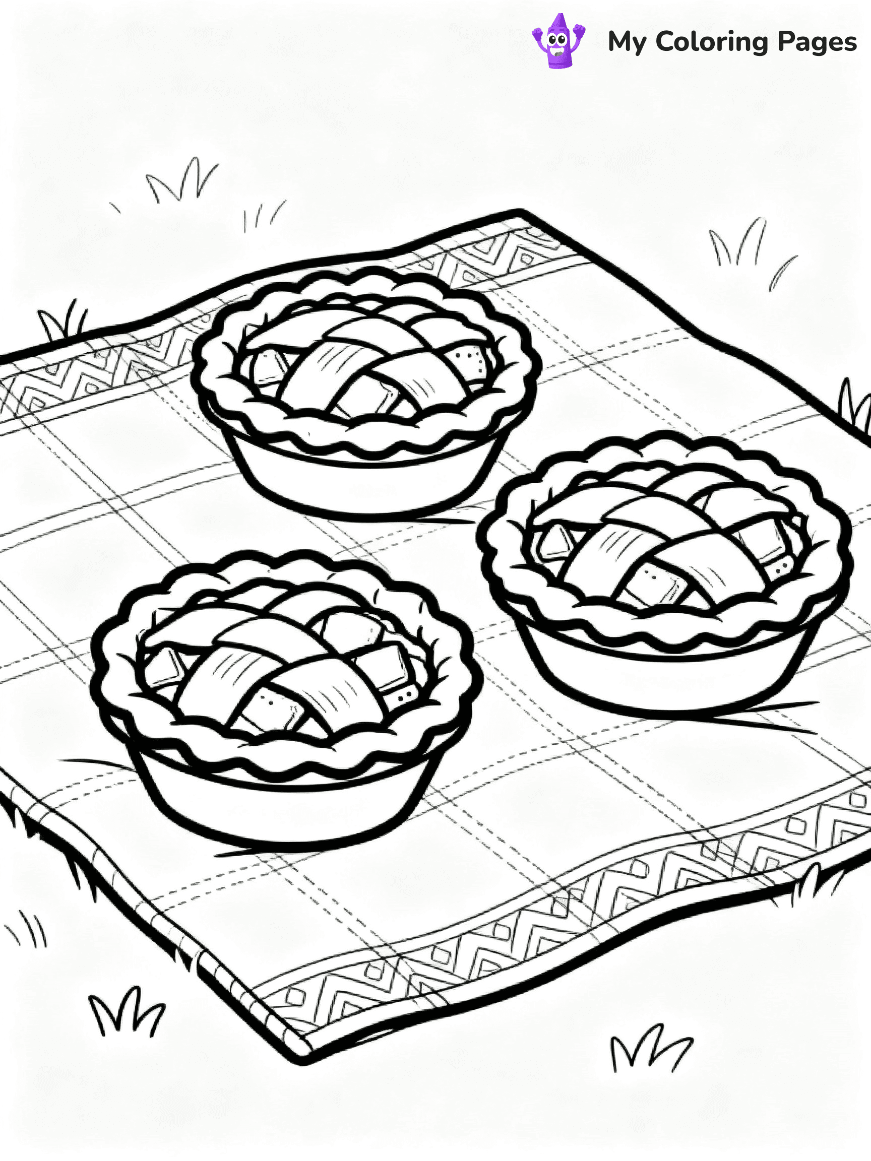 Pie Coloring Pages - 79