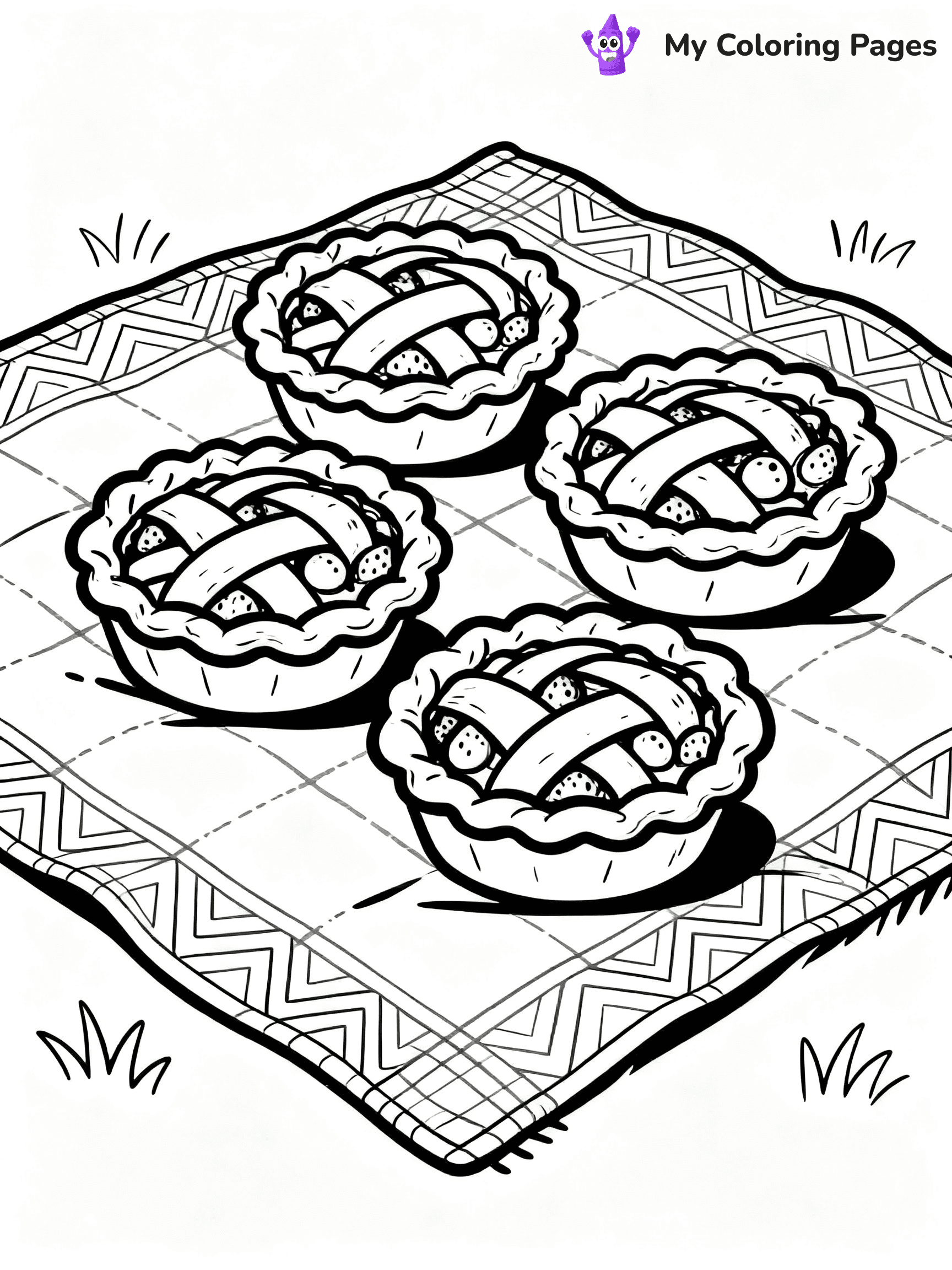 Pie Coloring Pages - 78