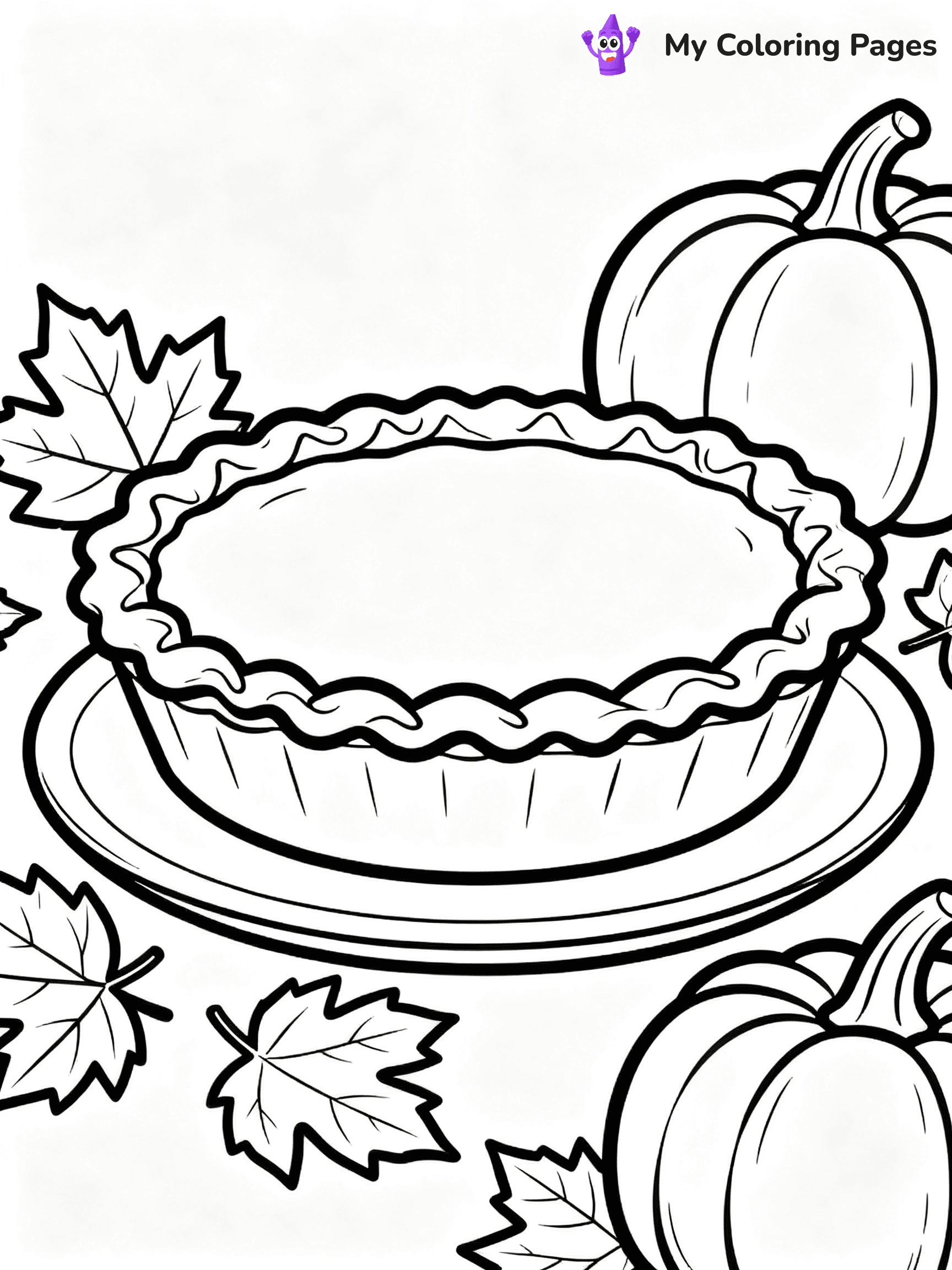 Pie Coloring Pages - 74