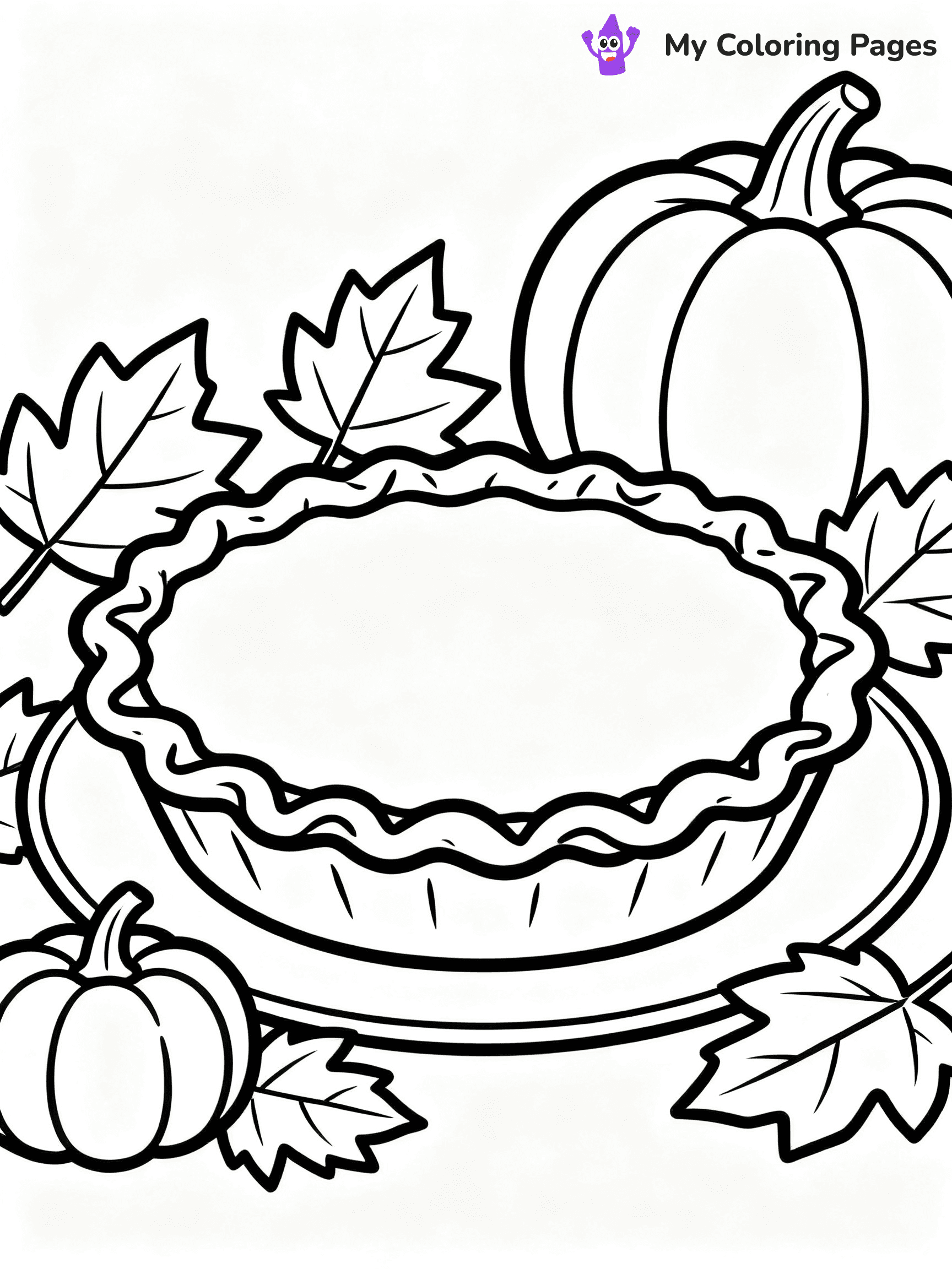 Pie Coloring Pages - 73