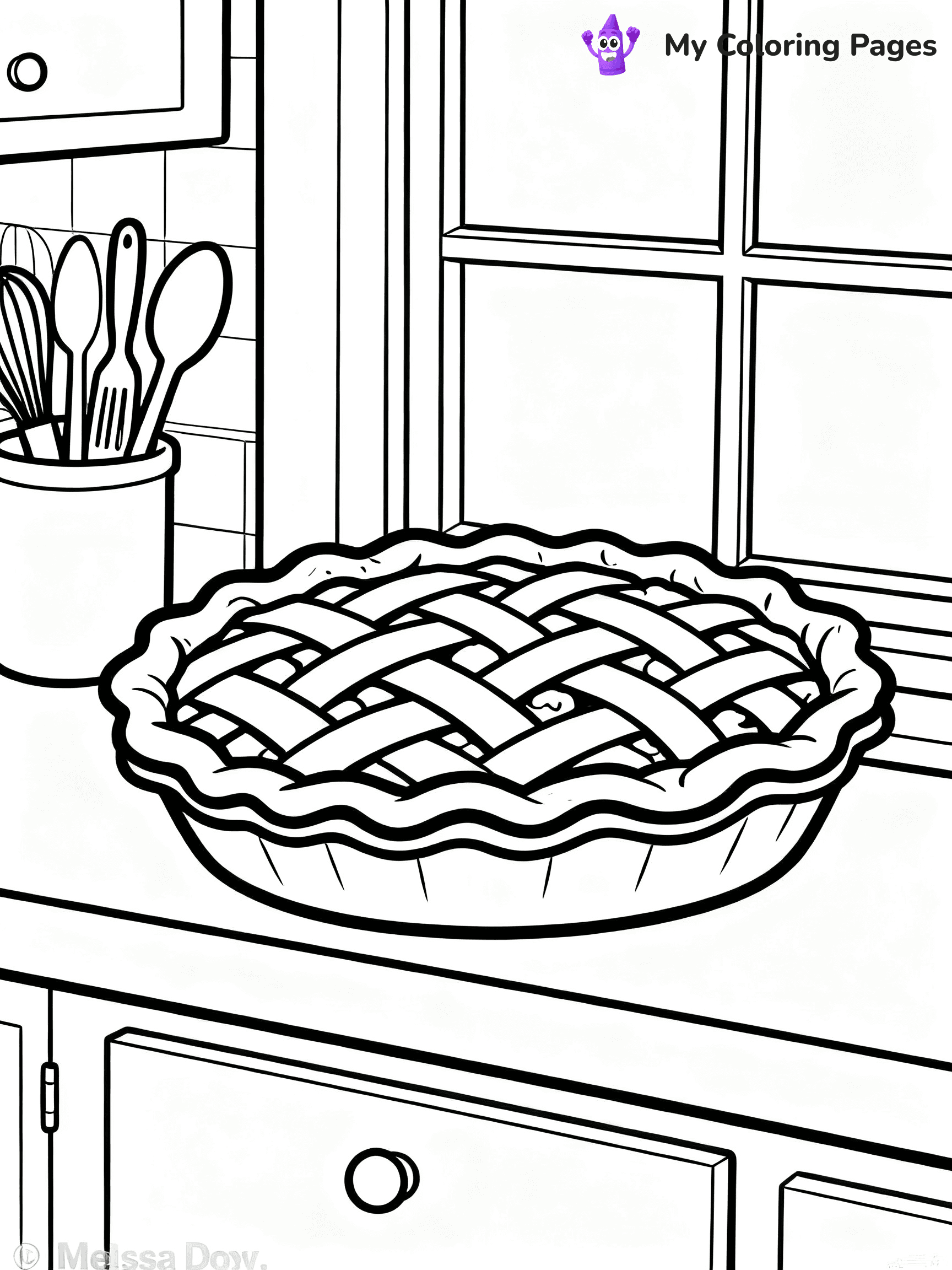 Pie Coloring Pages - 66
