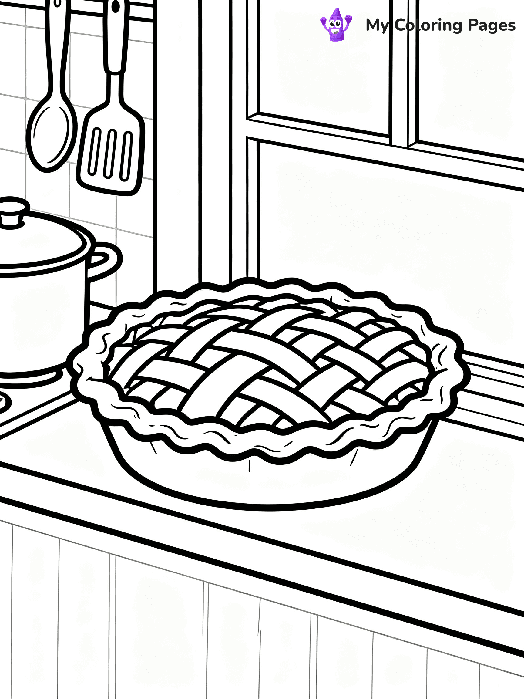 Pie Coloring Pages - 65