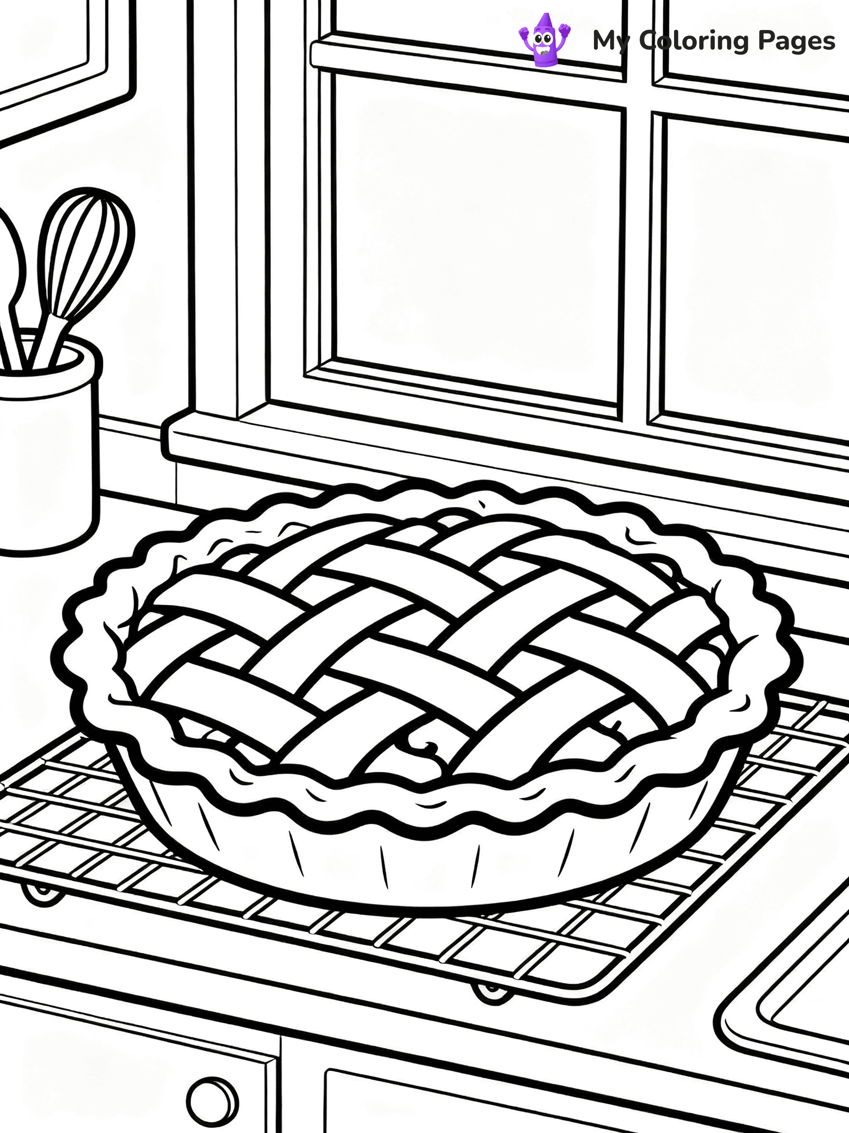 Pie Coloring Pages - 64