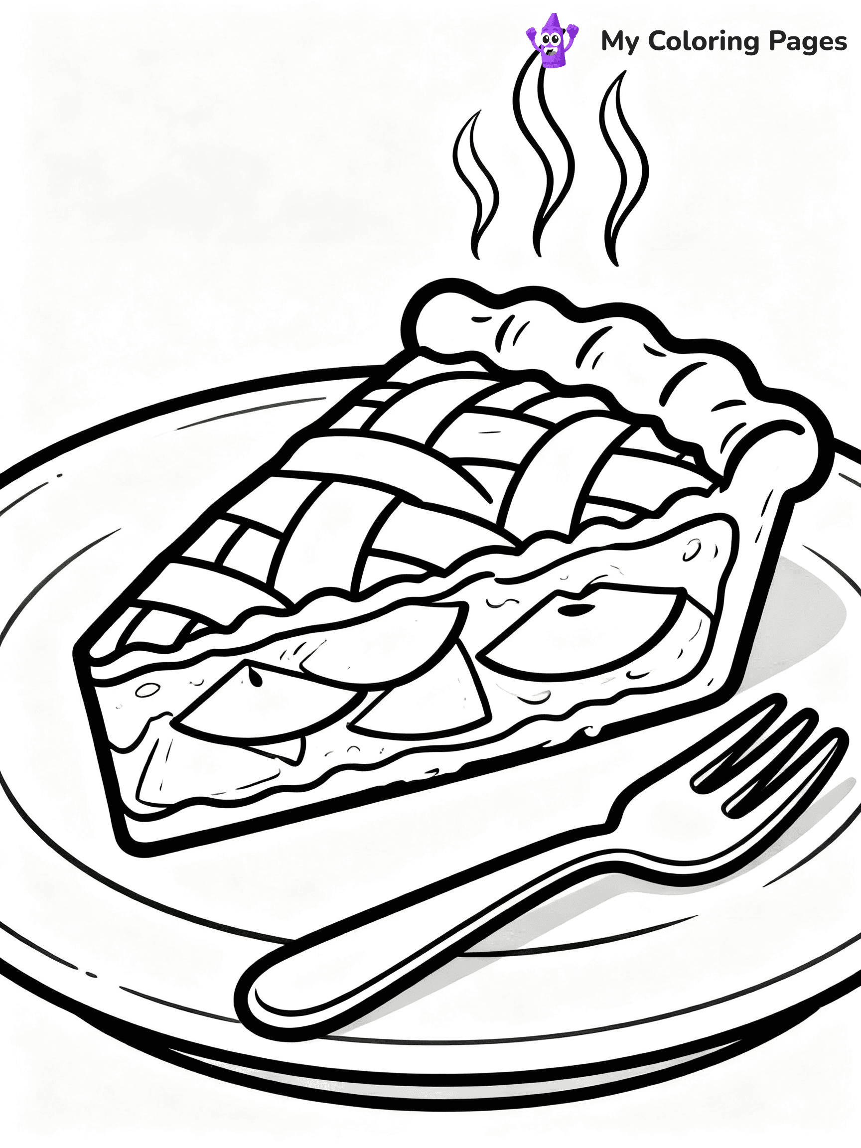 Pie Coloring Pages - 63