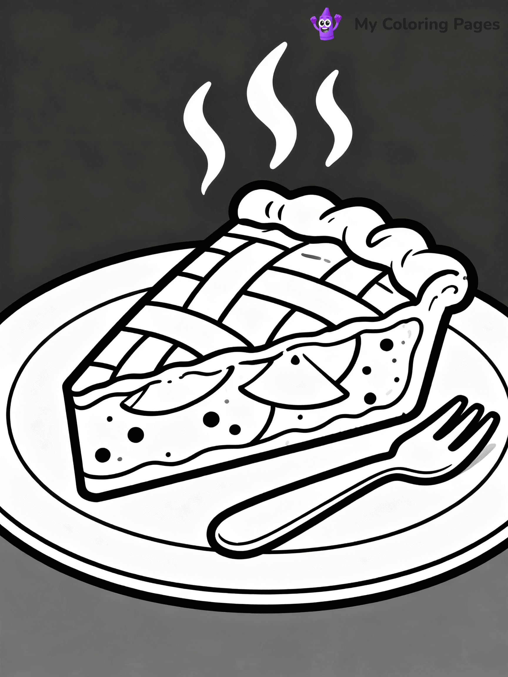Pie Coloring Pages - 62