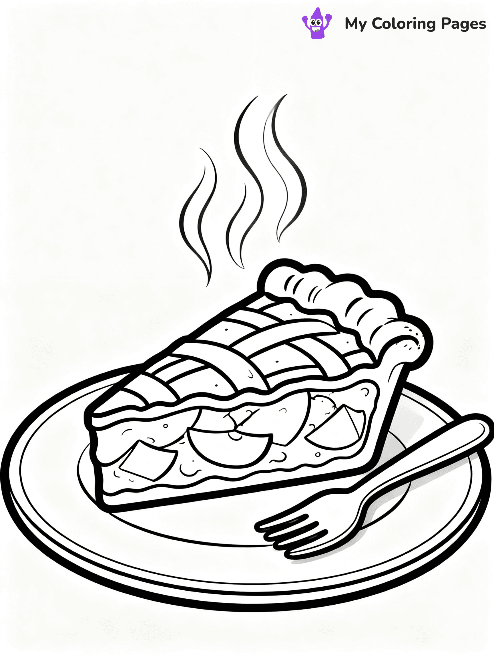 Pie Coloring Pages - 60
