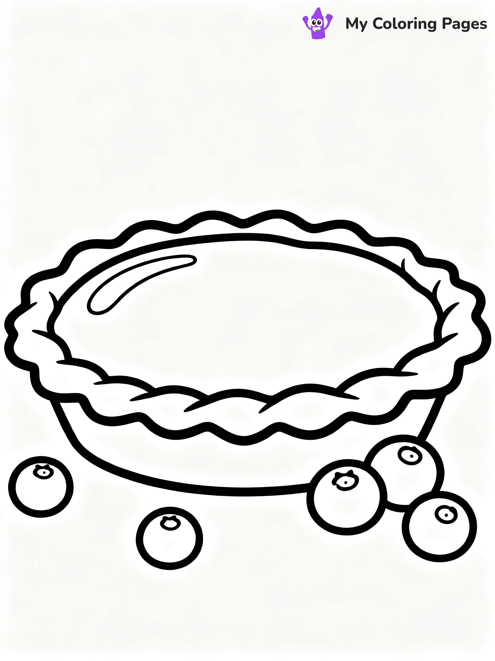 Pie Coloring Pages - 53