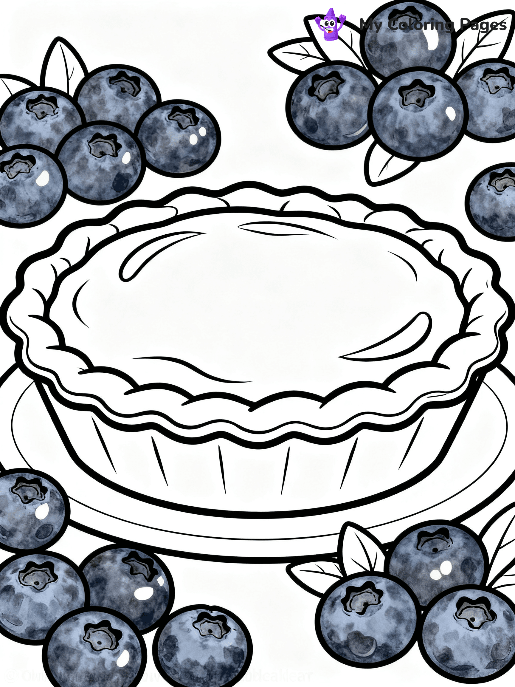 Pie Coloring Pages - 52