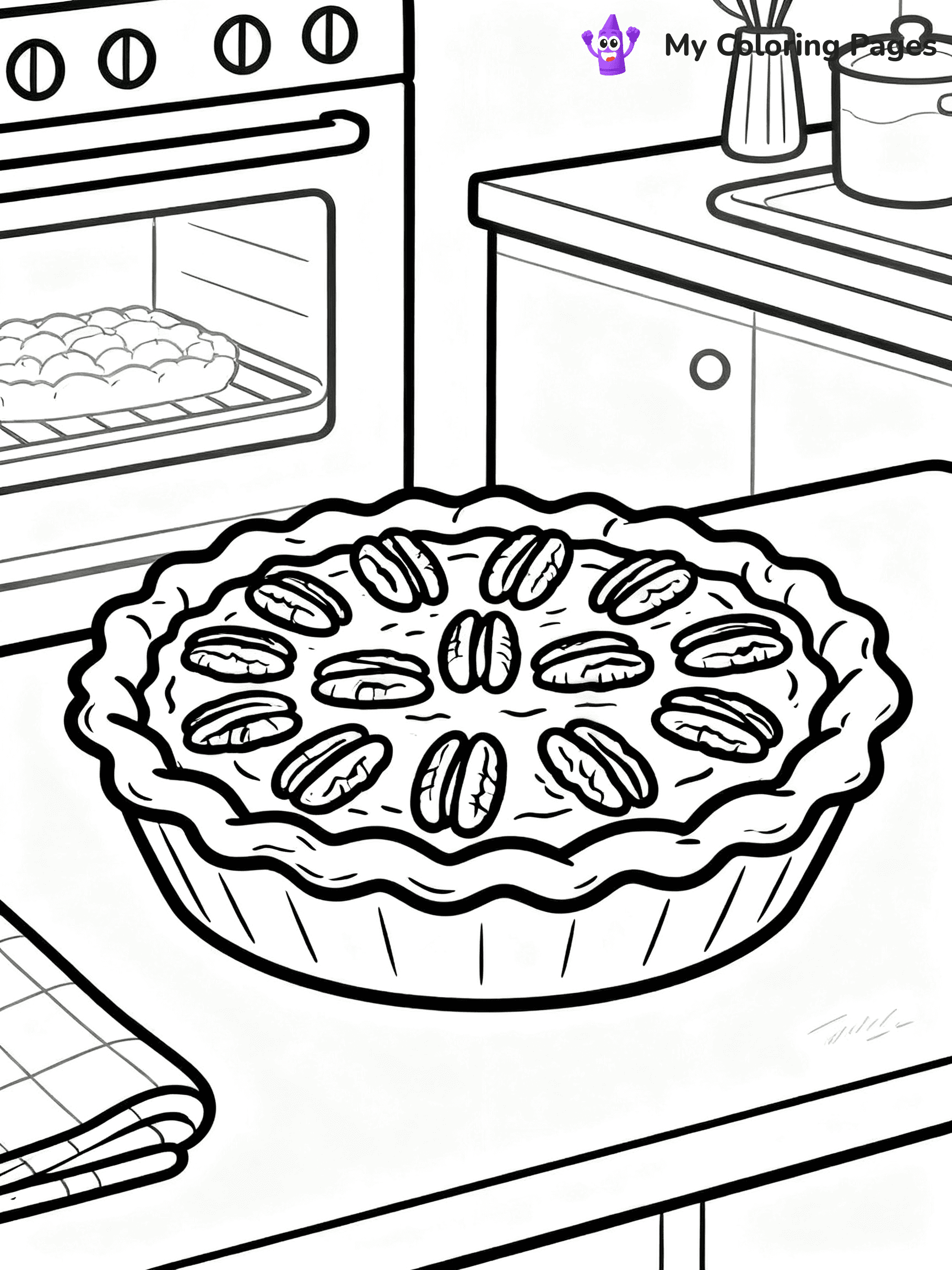 Pie Coloring Pages - 48