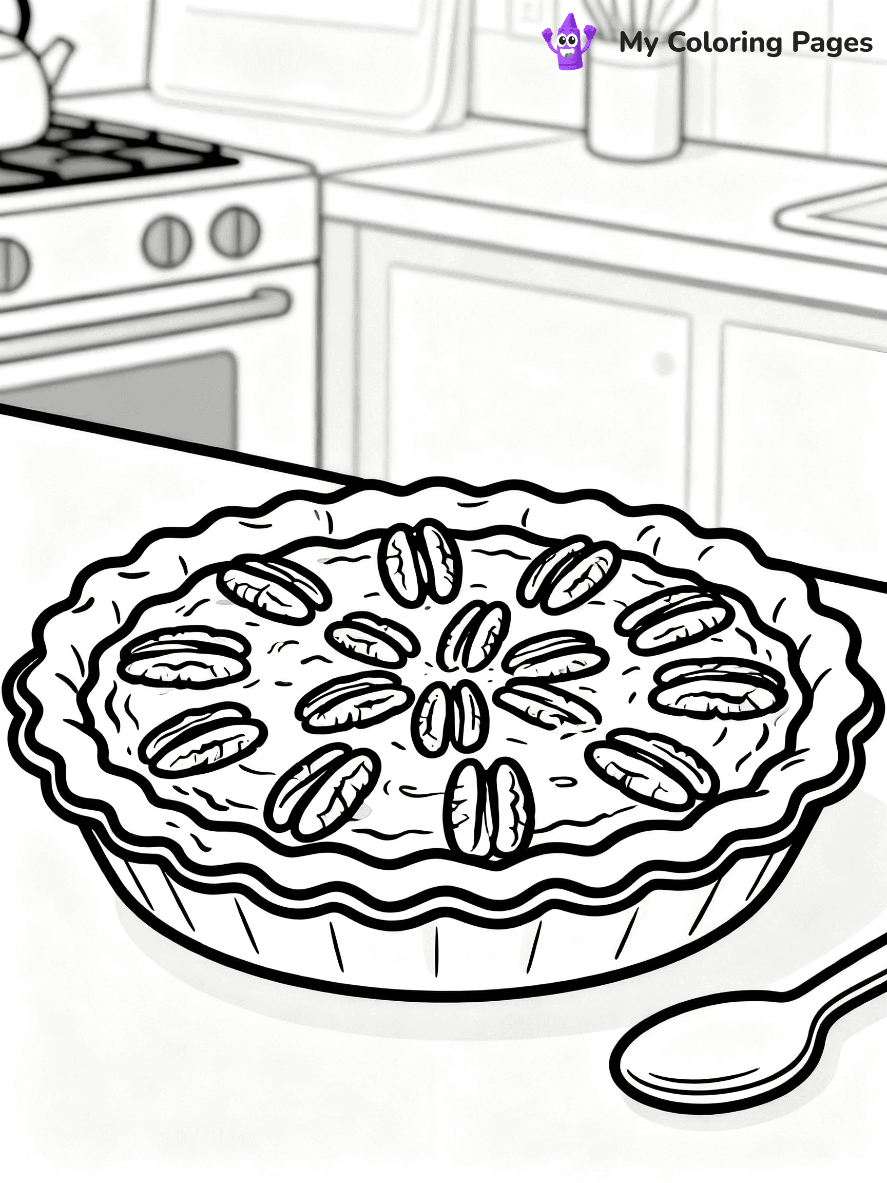 Pie Coloring Pages - 46